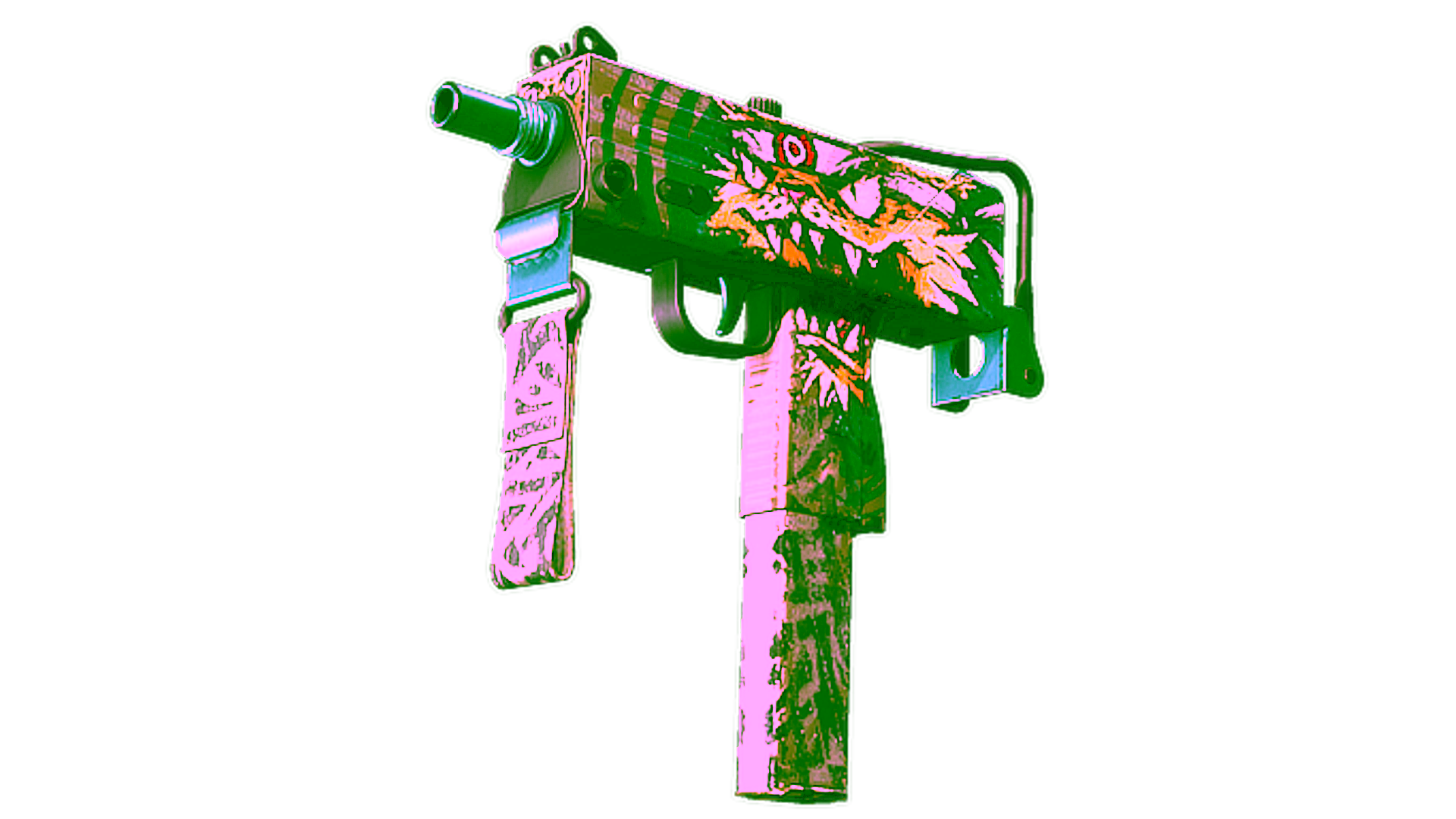 Display for StatTrak™ MAC-10 | Cat Fight (Well-Worn)