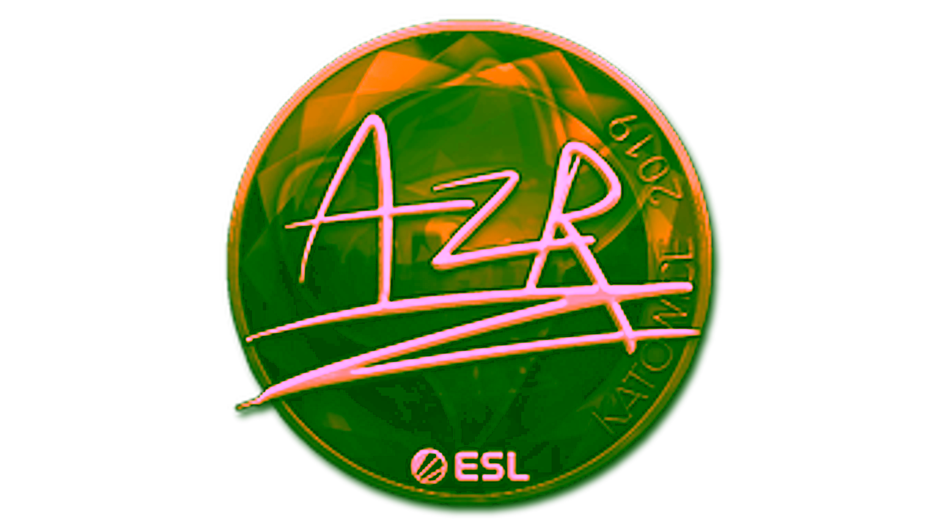 عرض لـ Sticker | AZR (Gold) | Katowice 2019