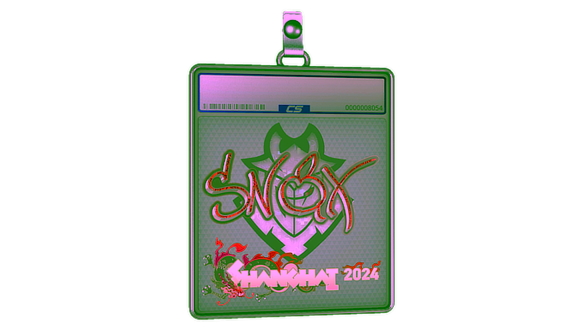 Rodyti Sticker Slab | Snax (Glitter) | Shanghai 2024