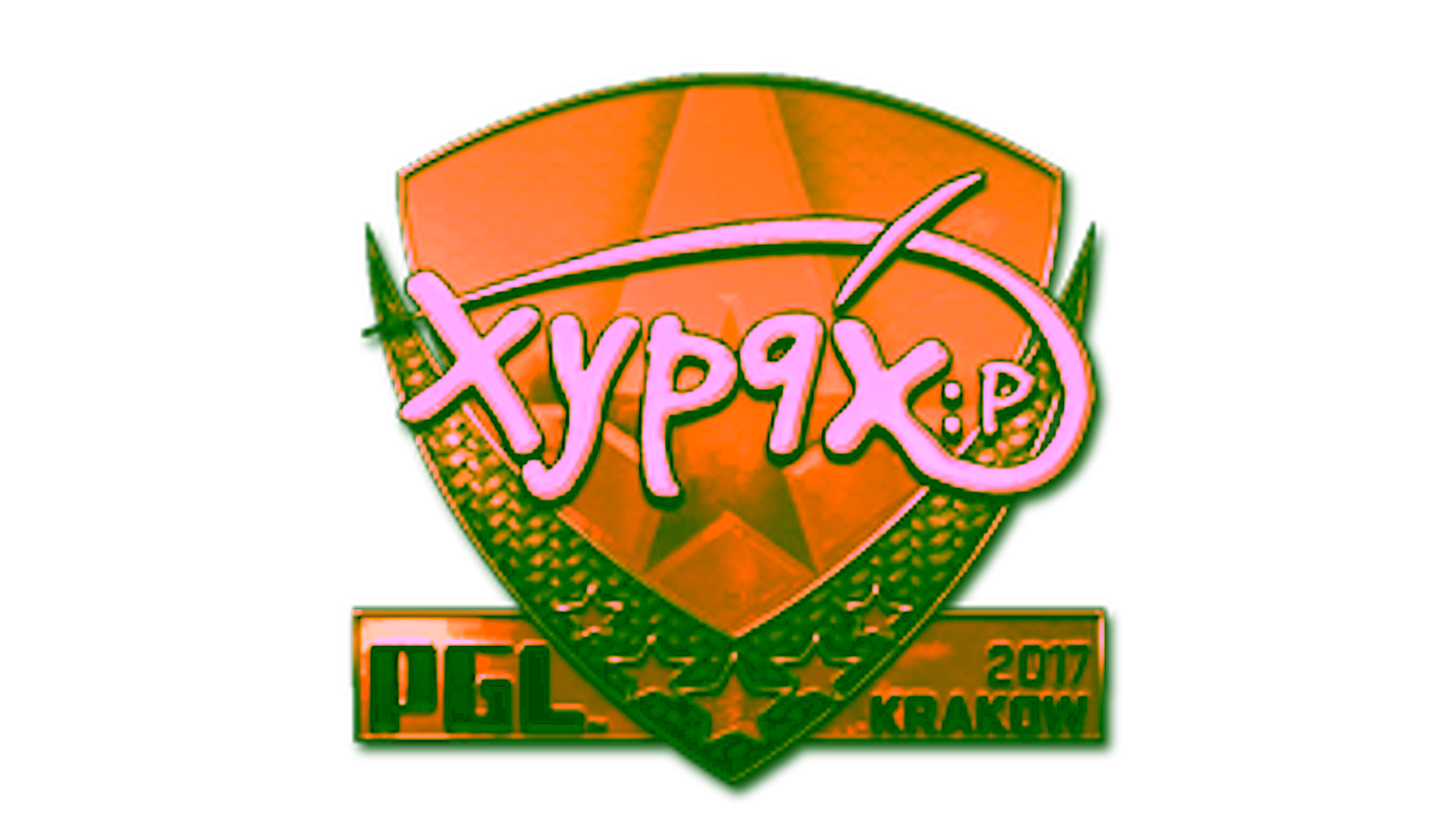 Display for Sticker | Xyp9x (Gold) | Krakow 2017