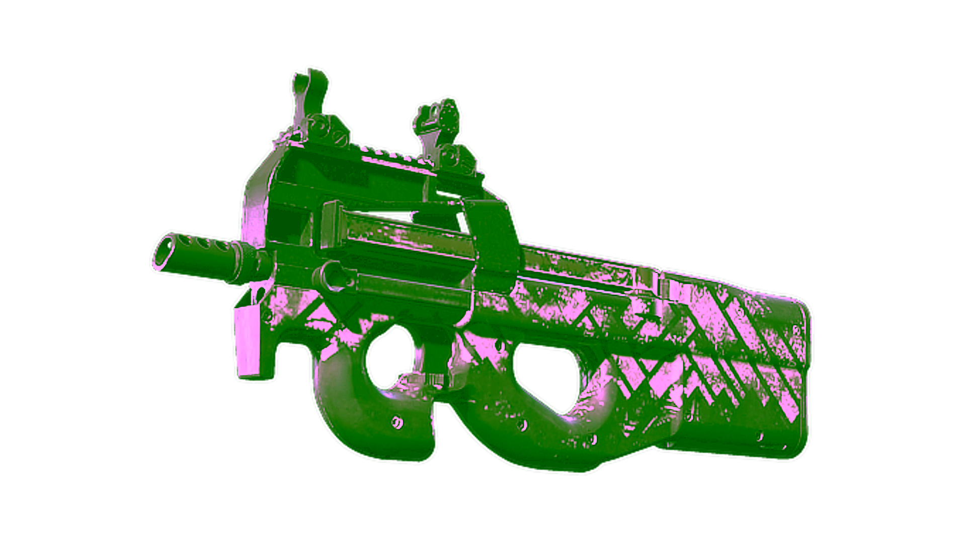 Display for Souvenir P90 | Aeolian Light (Battle-Scarred)