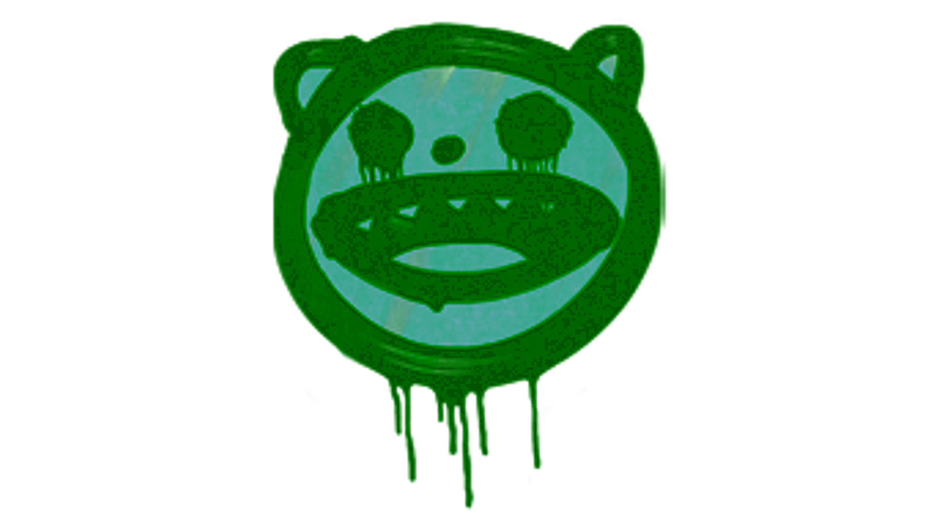 Rodyti Sealed Graffiti | Happy Cat (Frog Green)