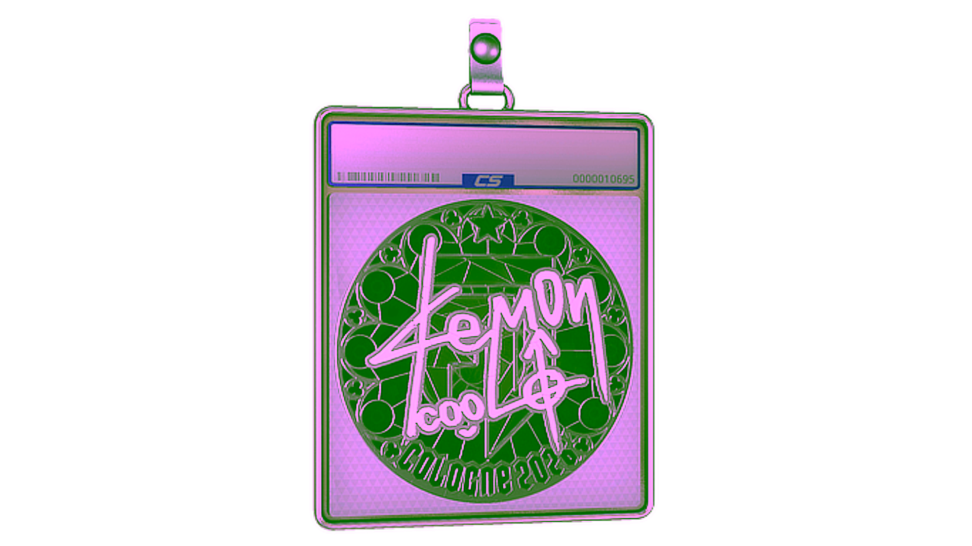 Display for Sticker Slab | dem0n (Foil) | Cologne 2026