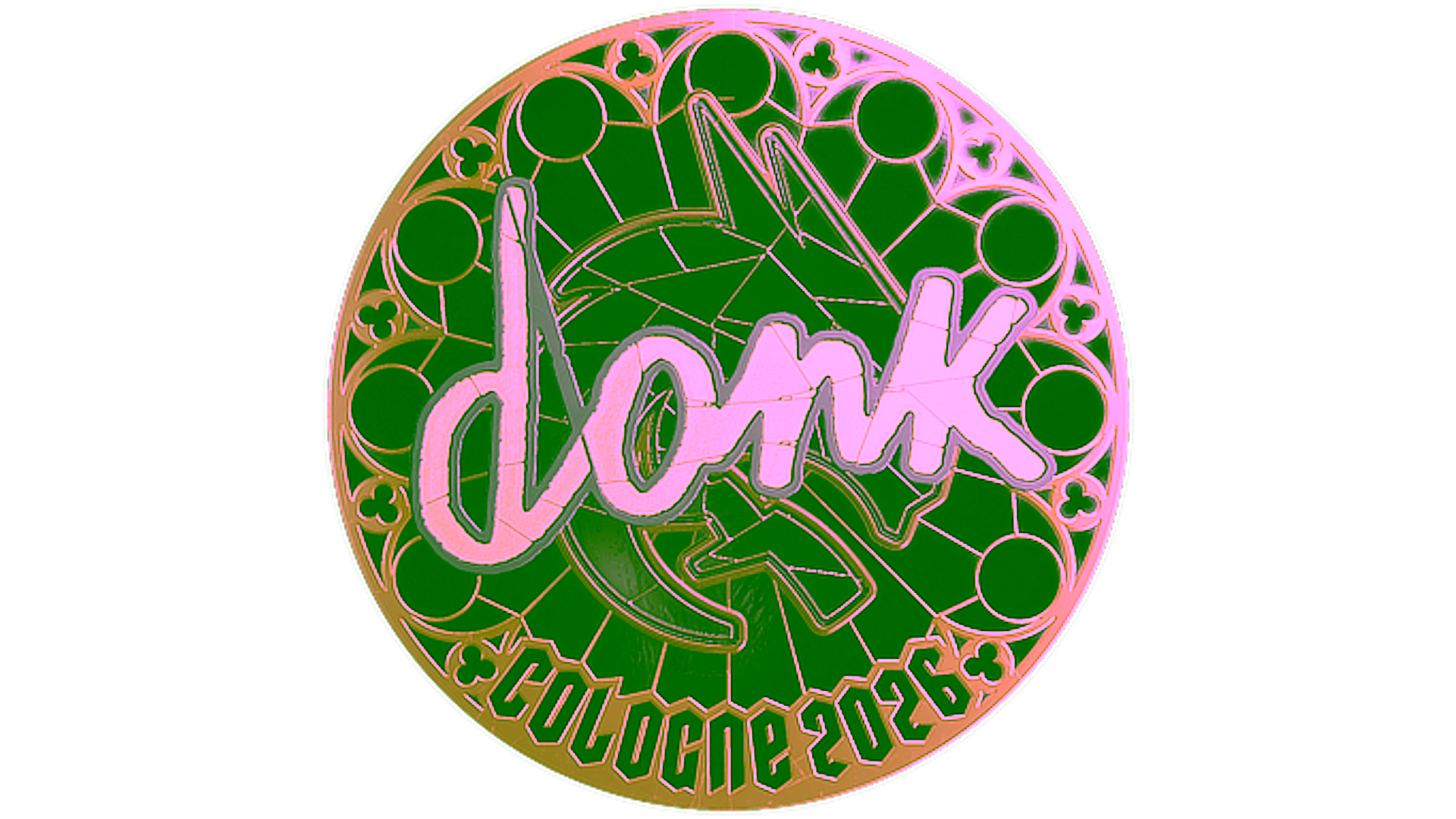 Display for Sticker | donk (Gold) | Cologne 2026