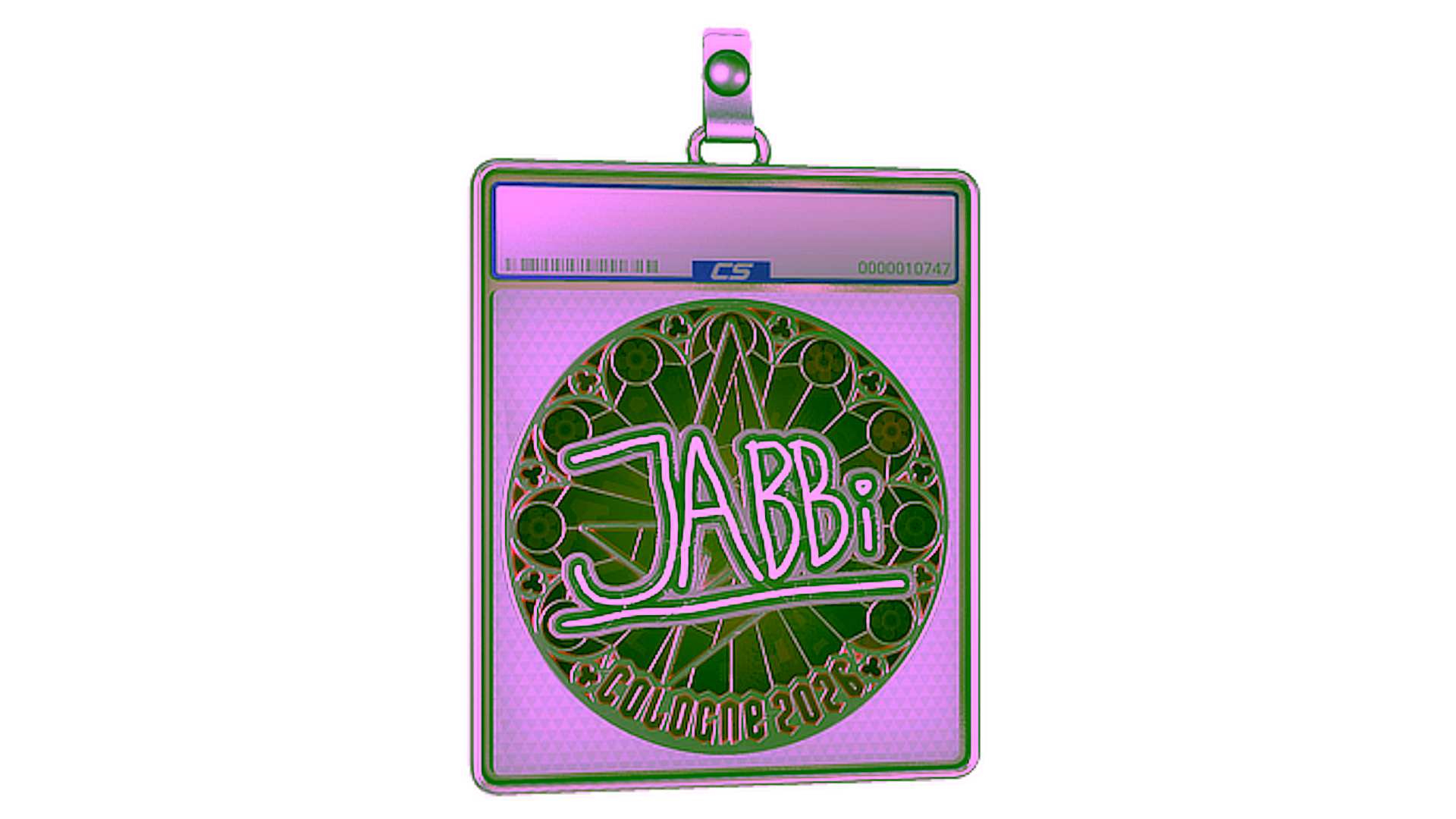 Display for Sticker Slab | jabbi (Foil) | Cologne 2026