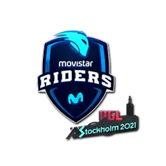 Sticker | Movistar Riders (Foil) | Stockholm 2021