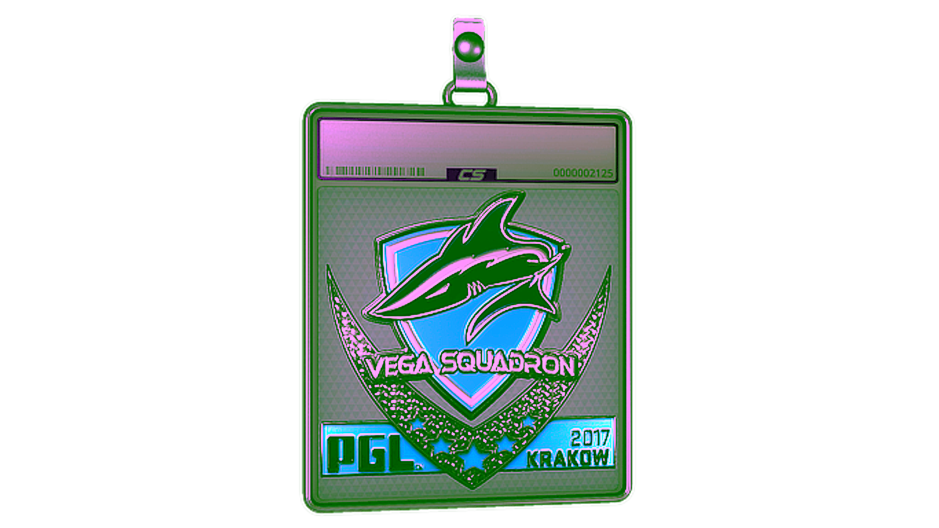 Display for Sticker Slab | Vega Squadron (Foil) | Krakow 2017