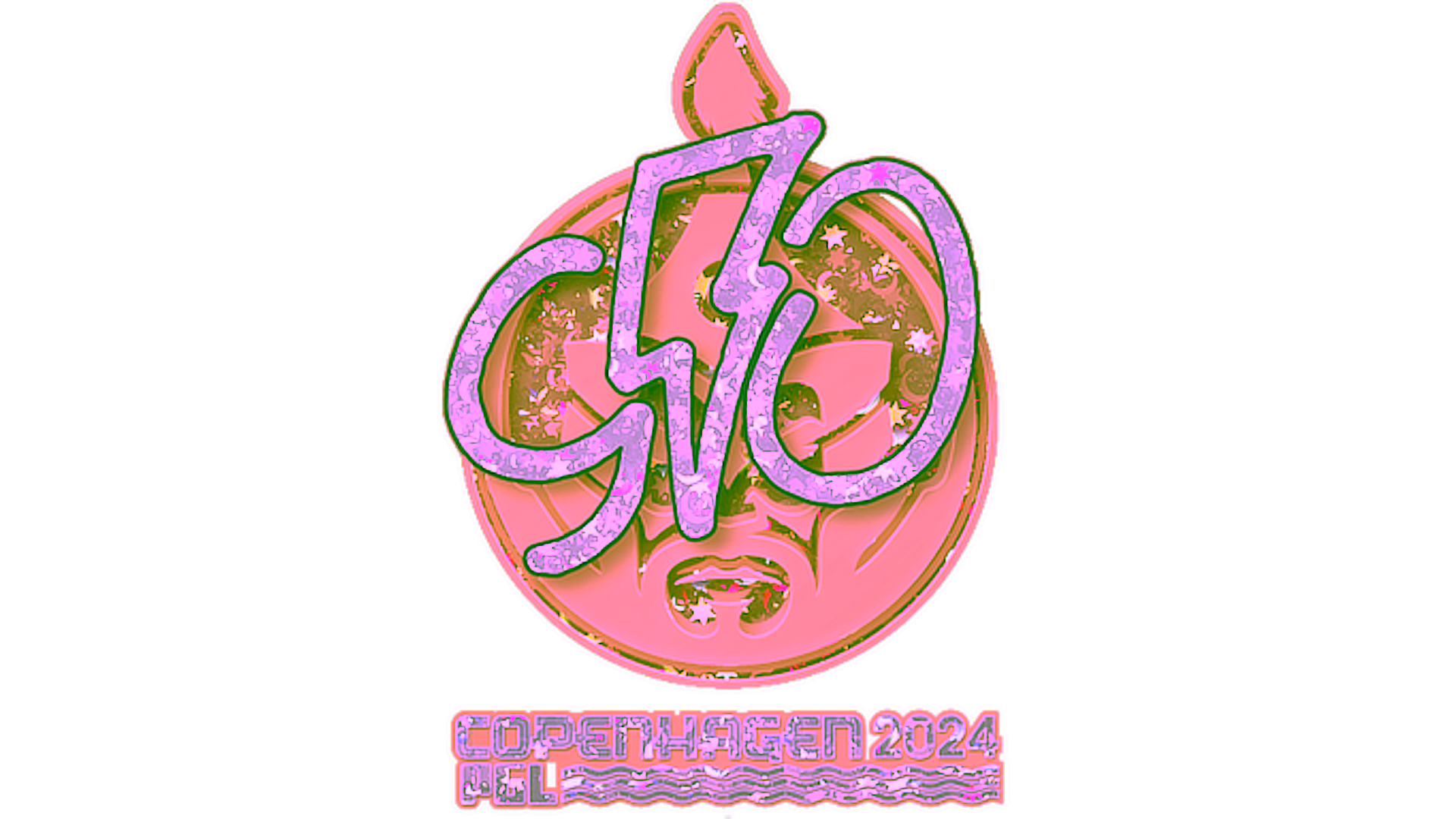 Rodyti Sticker | 910 (Glitter) | Copenhagen 2024