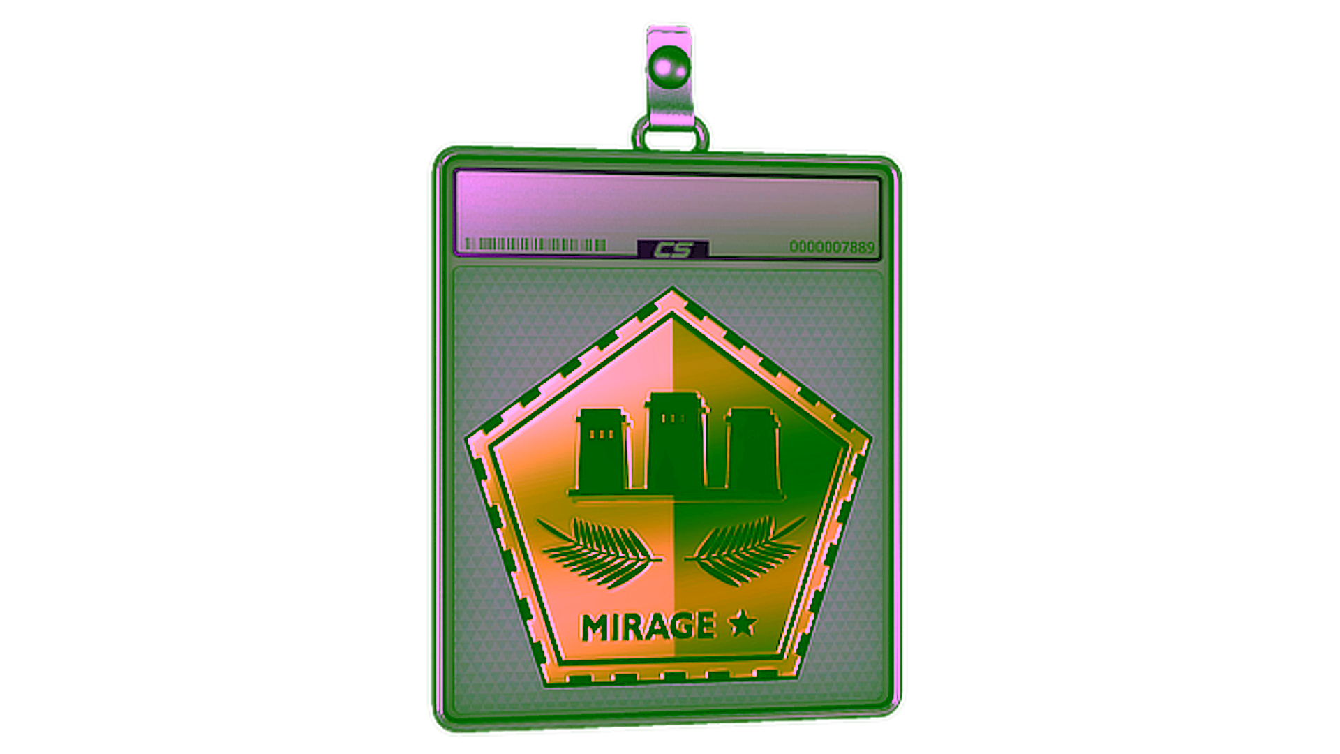 Anzeige für Sticker Slab | Mirage (Gold)