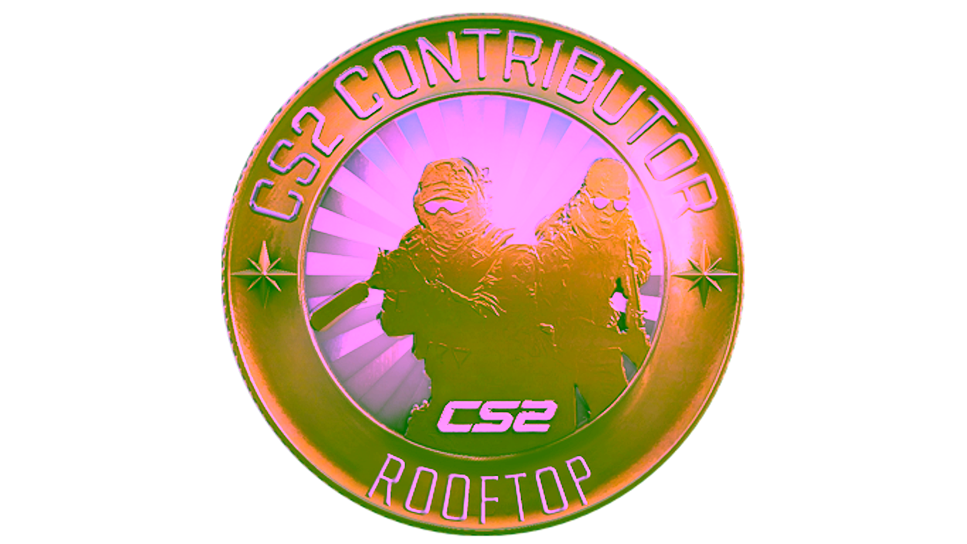 Display for Rooftop Map Coin
