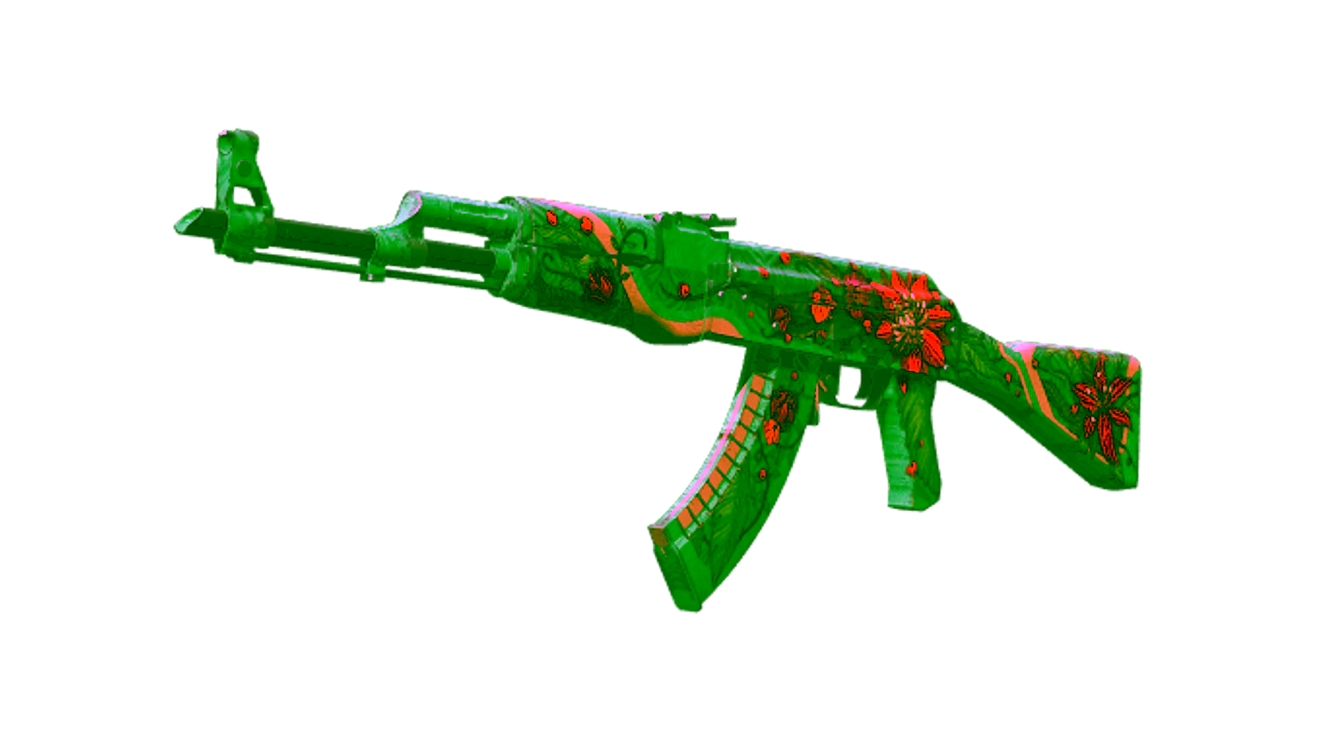 Display for AK-47 | Wild Lotus (Well-Worn)