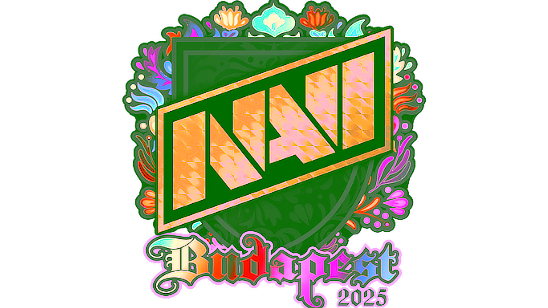Display for Sticker | Natus Vincere (Holo) | Budapest 2025