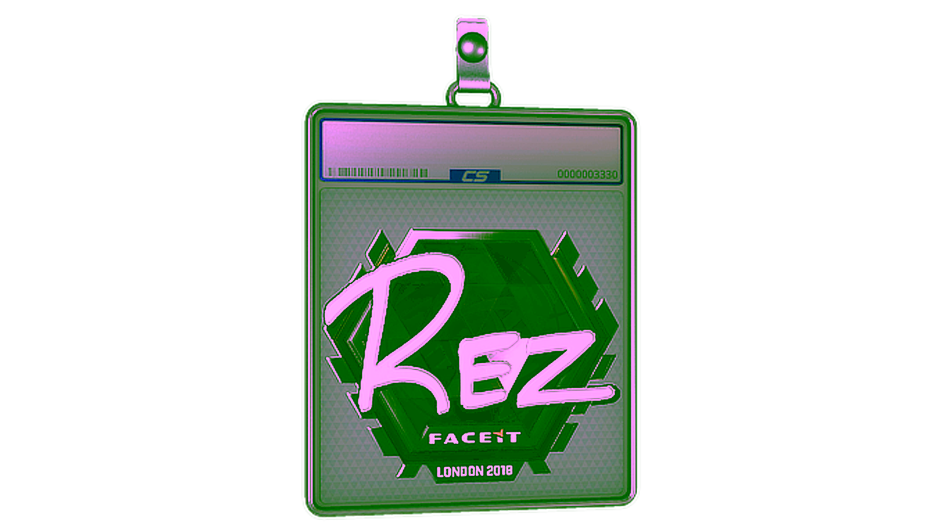 Display for Sticker Slab | REZ (Foil) | London 2018