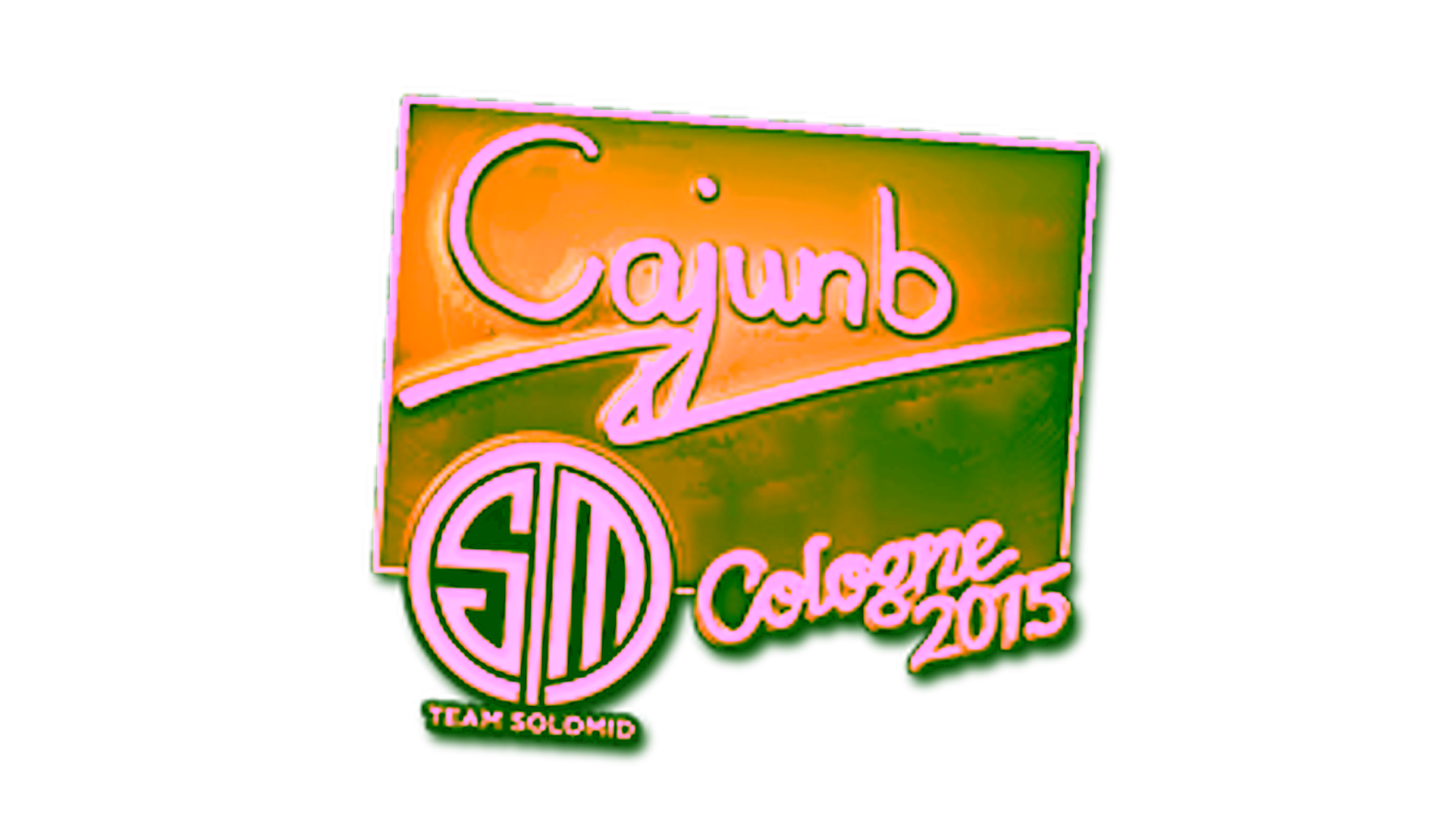 Visar för Sticker | cajunb (Gold) | Cologne 2015