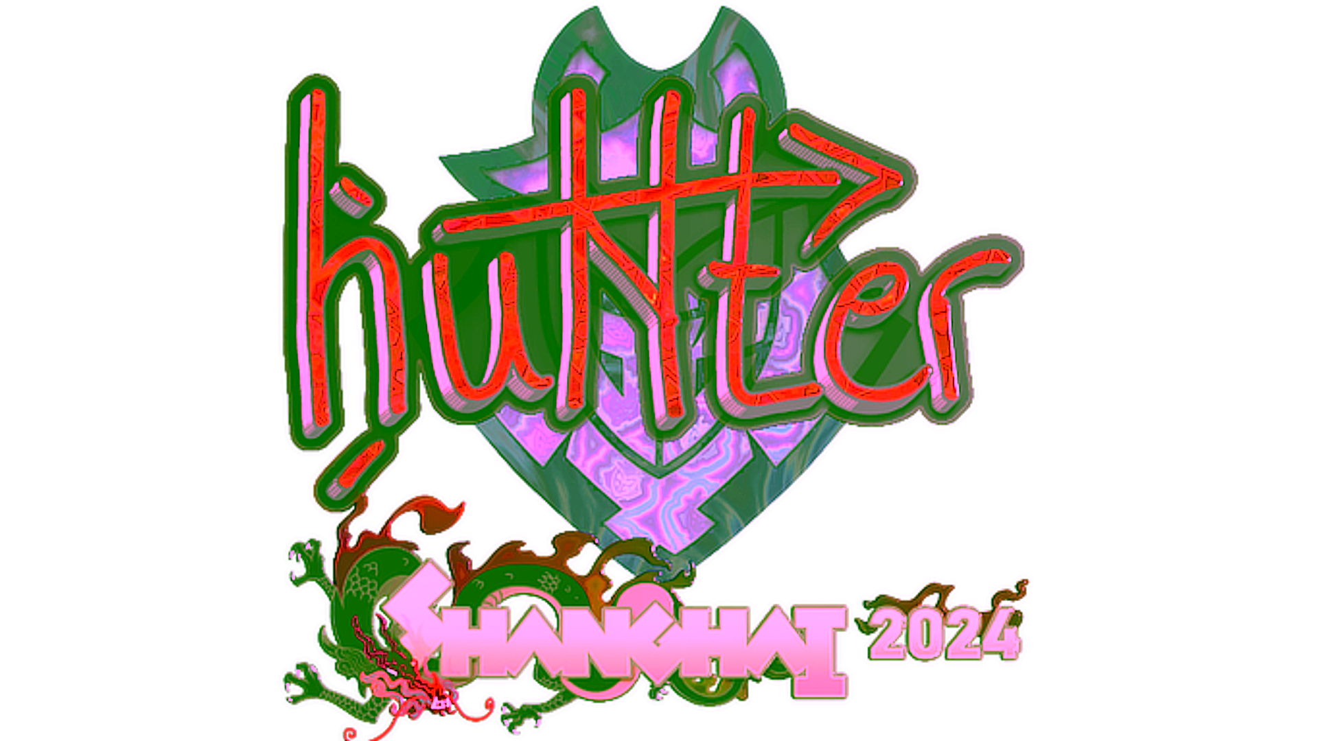 Mostrar para Sticker | huNter- (Holo) | Shanghai 2024