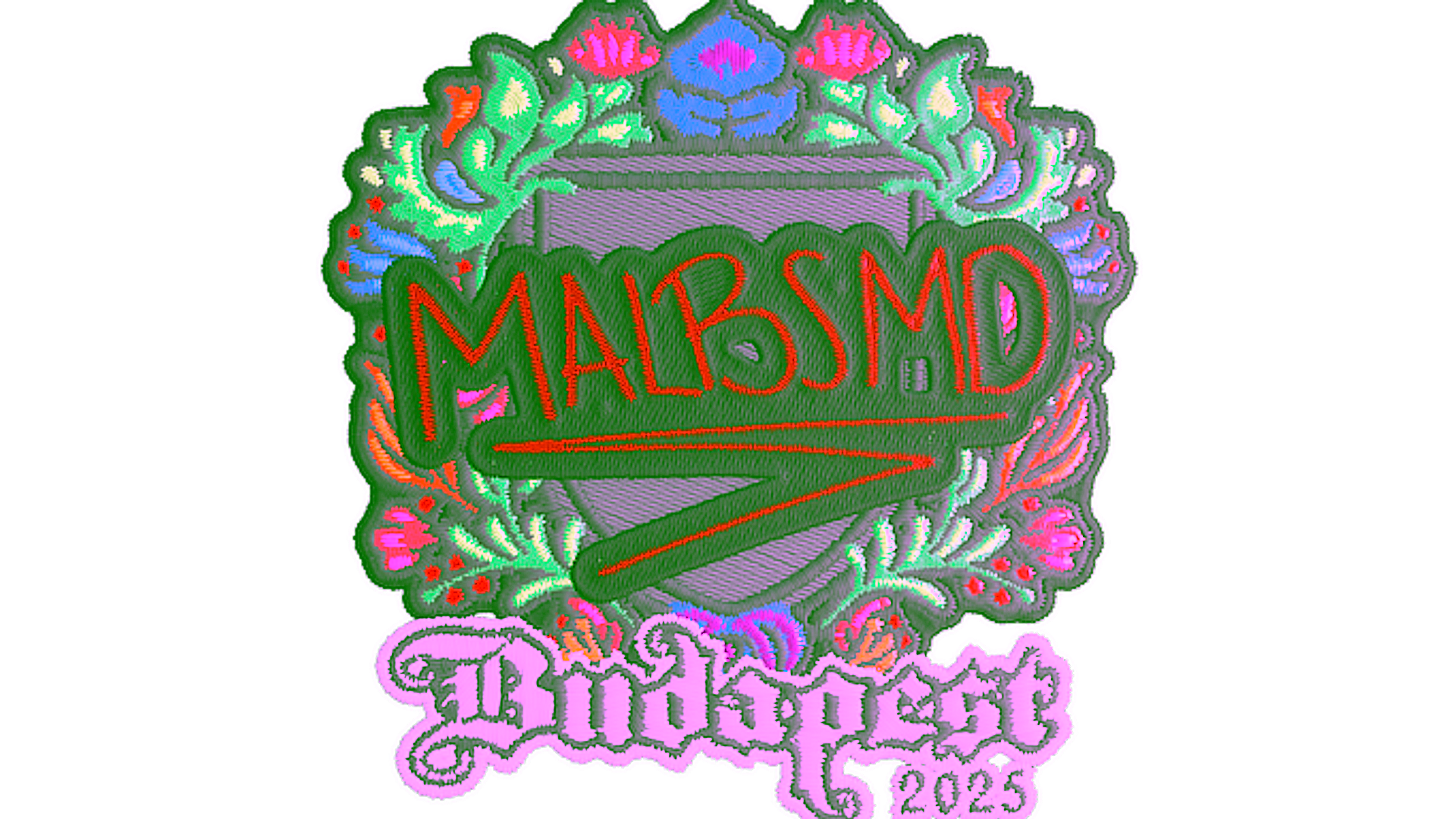 Anzeige für Sticker | malbsMd (Embroidered) | Budapest 2025