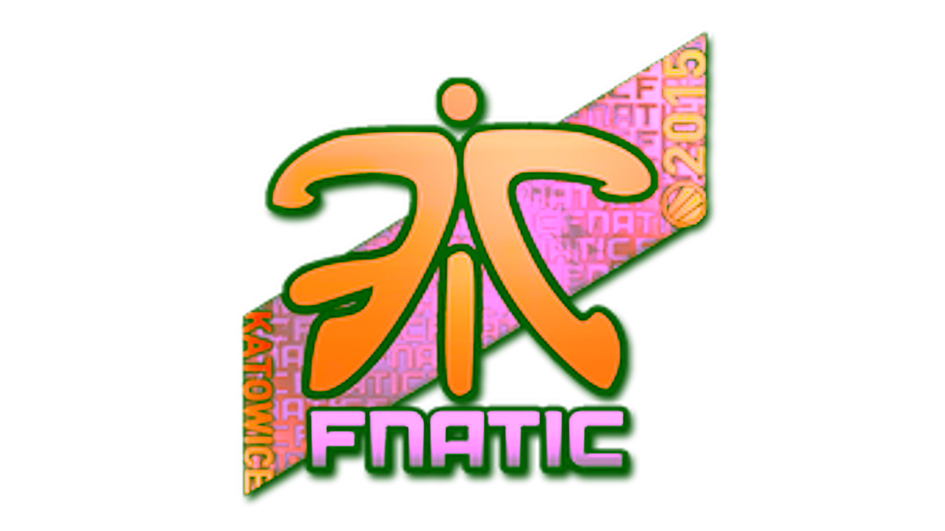 Sticker | Fnatic (Holo) | Katowice 2015 için görüntü