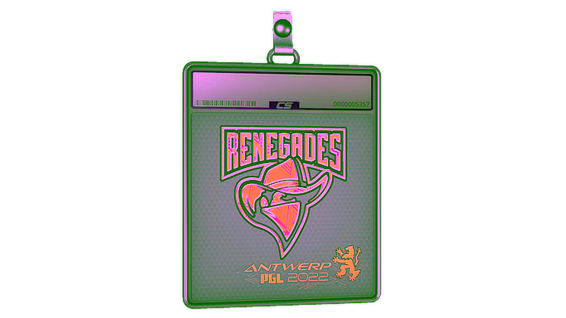 Display for Sticker Slab | Renegades (Holo) | Antwerp 2022
