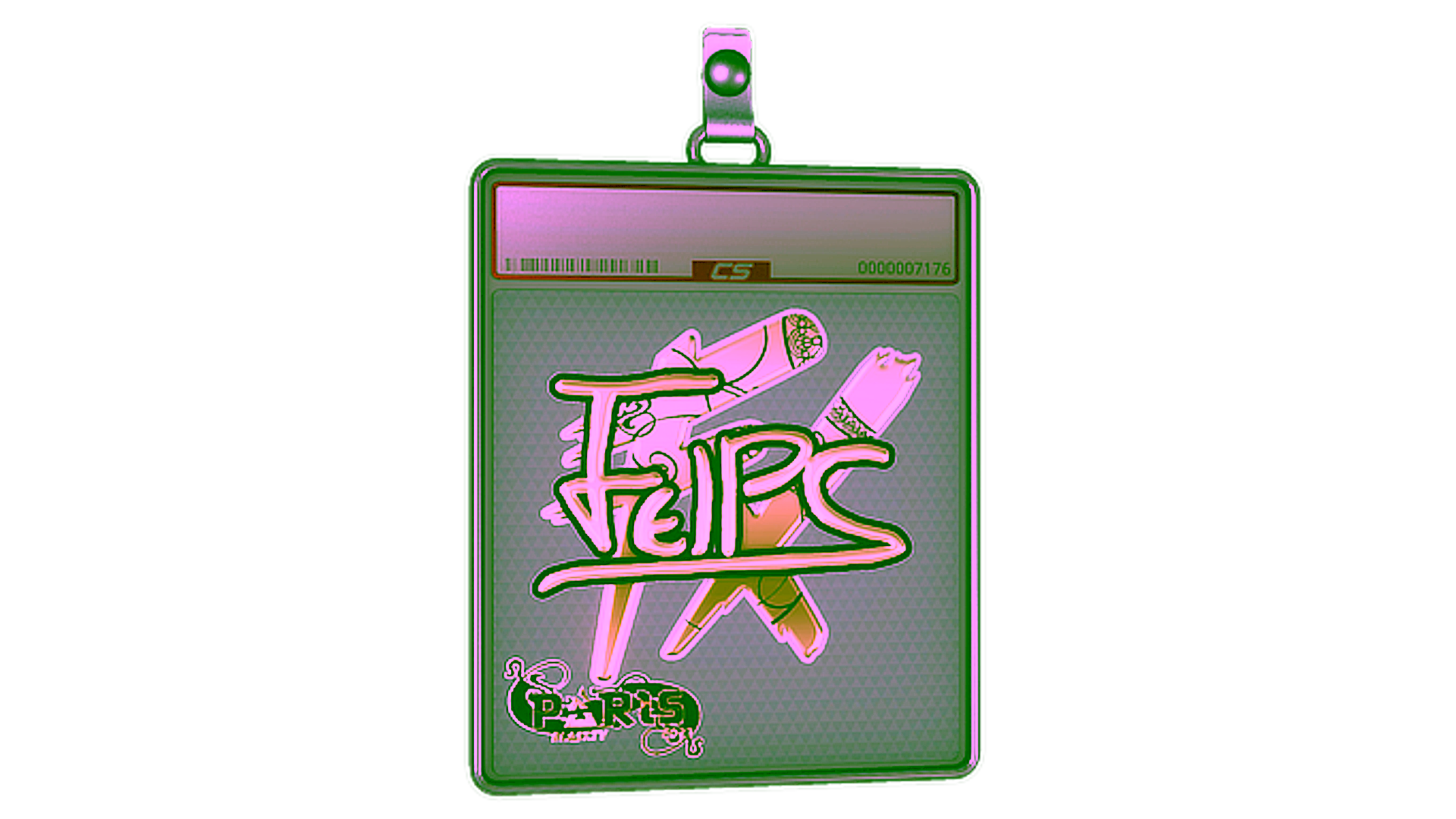 Display for Sticker Slab | felps (Gold) | Paris 2023