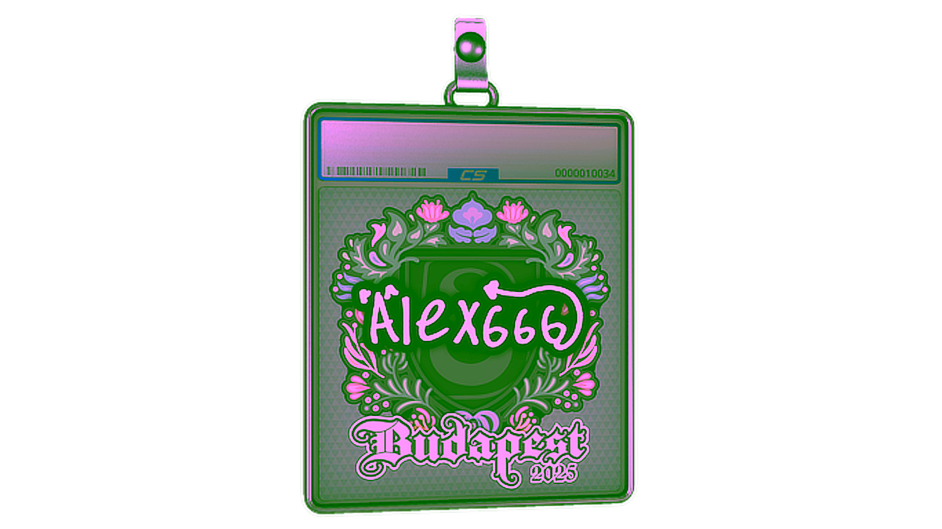 عرض لـ Sticker Slab | alex666 | Budapest 2025