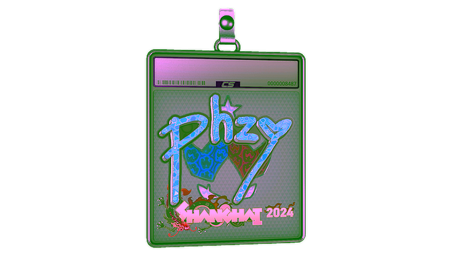 Anzeige für Sticker Slab | phzy (Holo) | Shanghai 2024