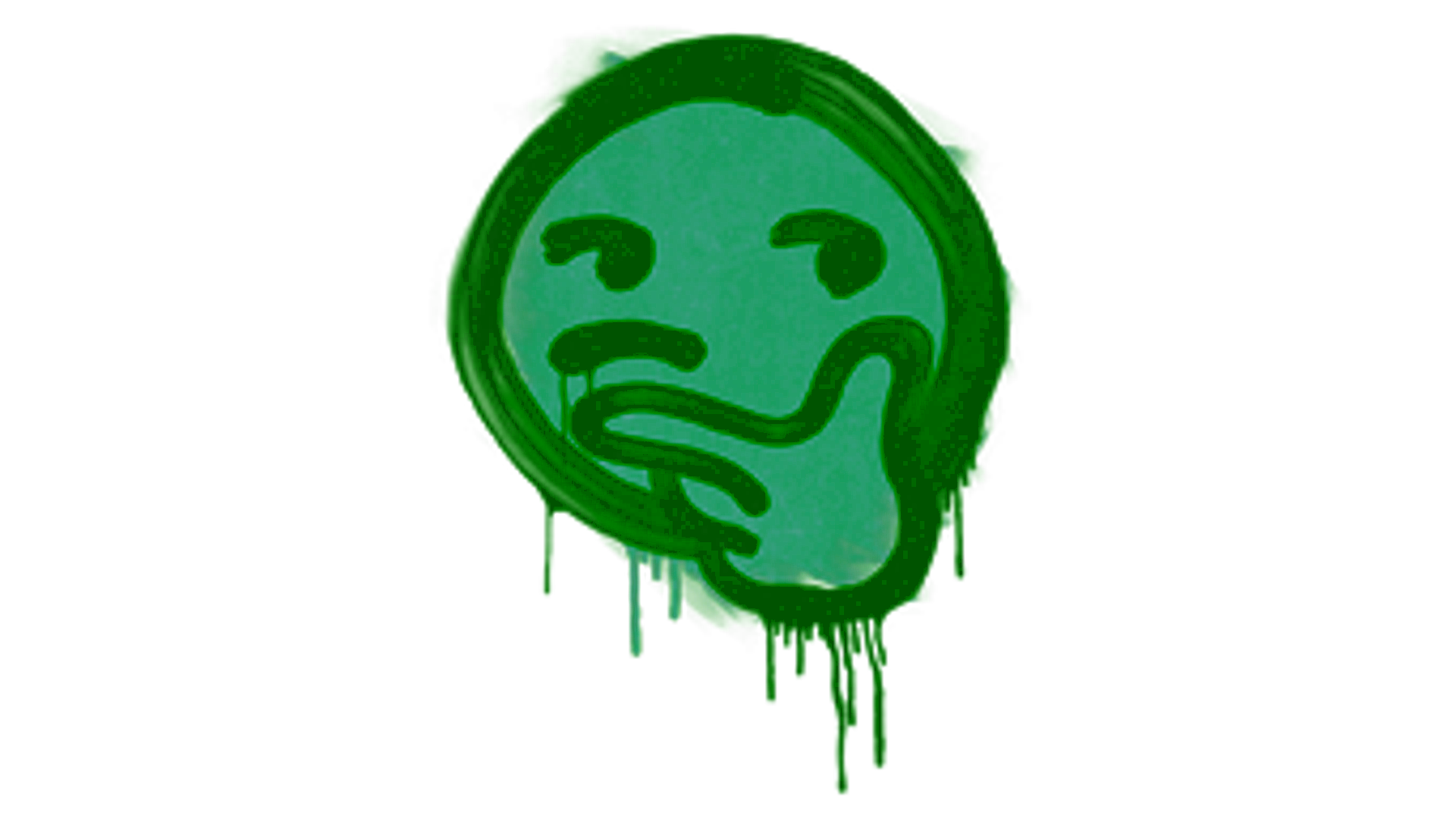 Display for Sealed Graffiti | Thoughtfull (Frog Green)