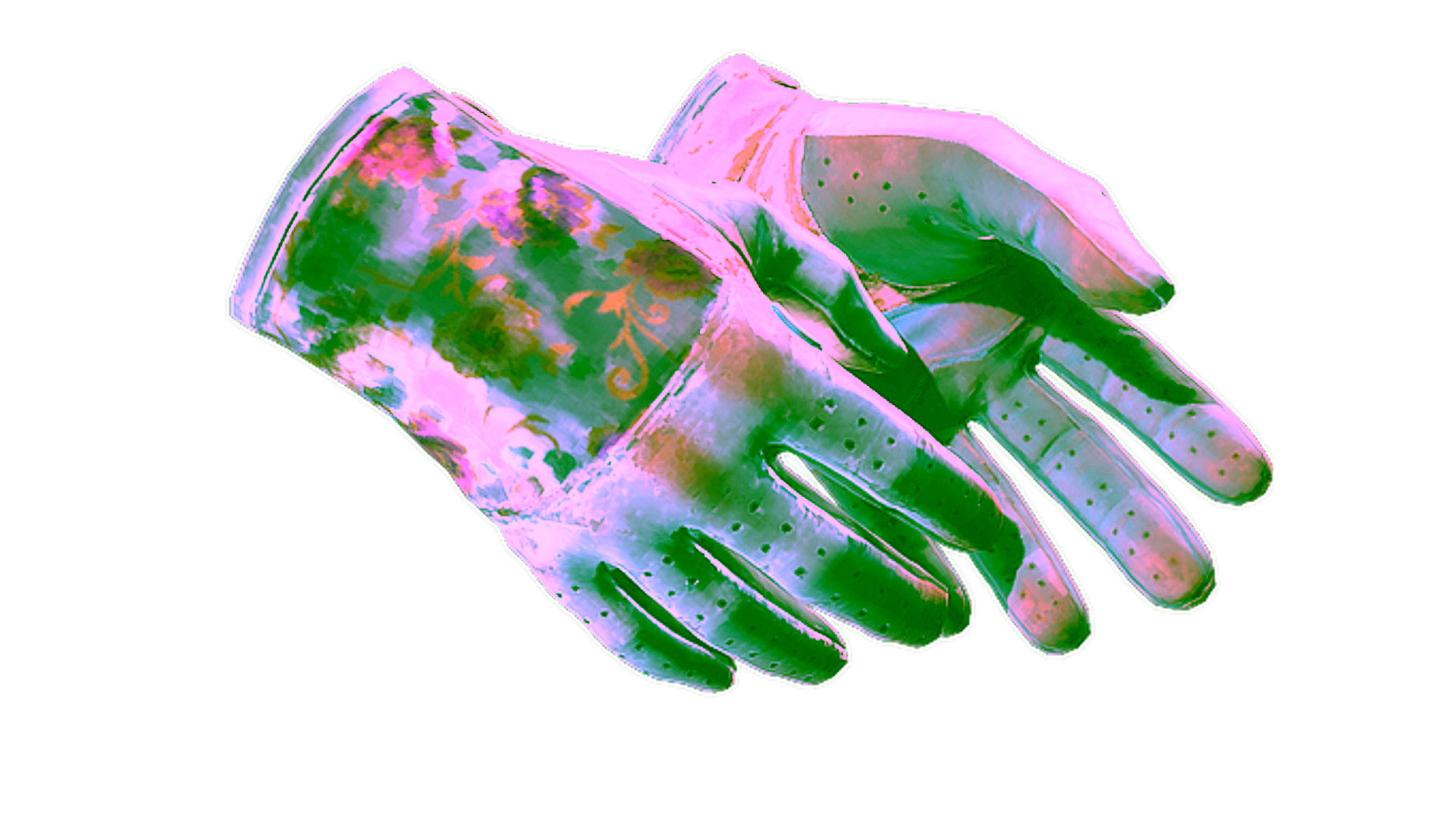 Display for ★ Driver Gloves | Brocade Flowers (Battle-Scarred)