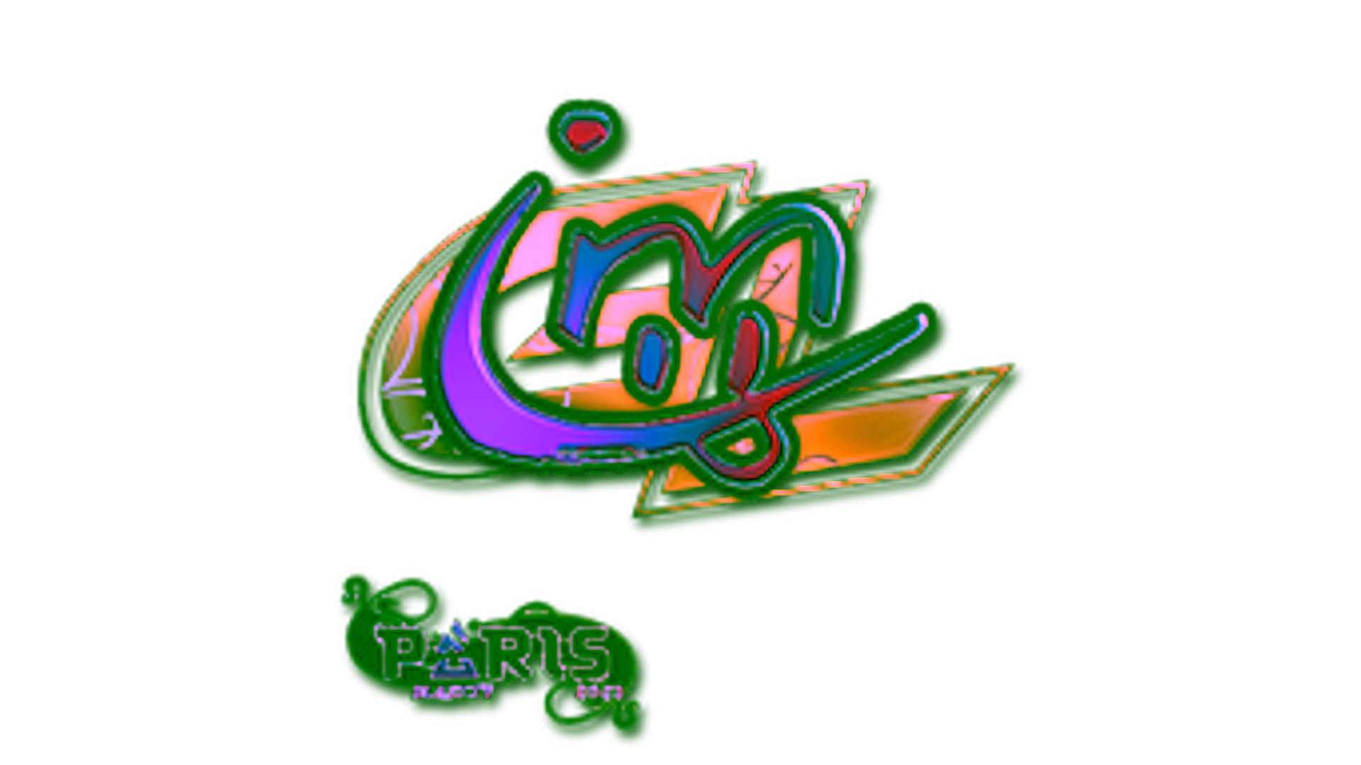 Display for Sticker | iM (Holo) | Paris 2023