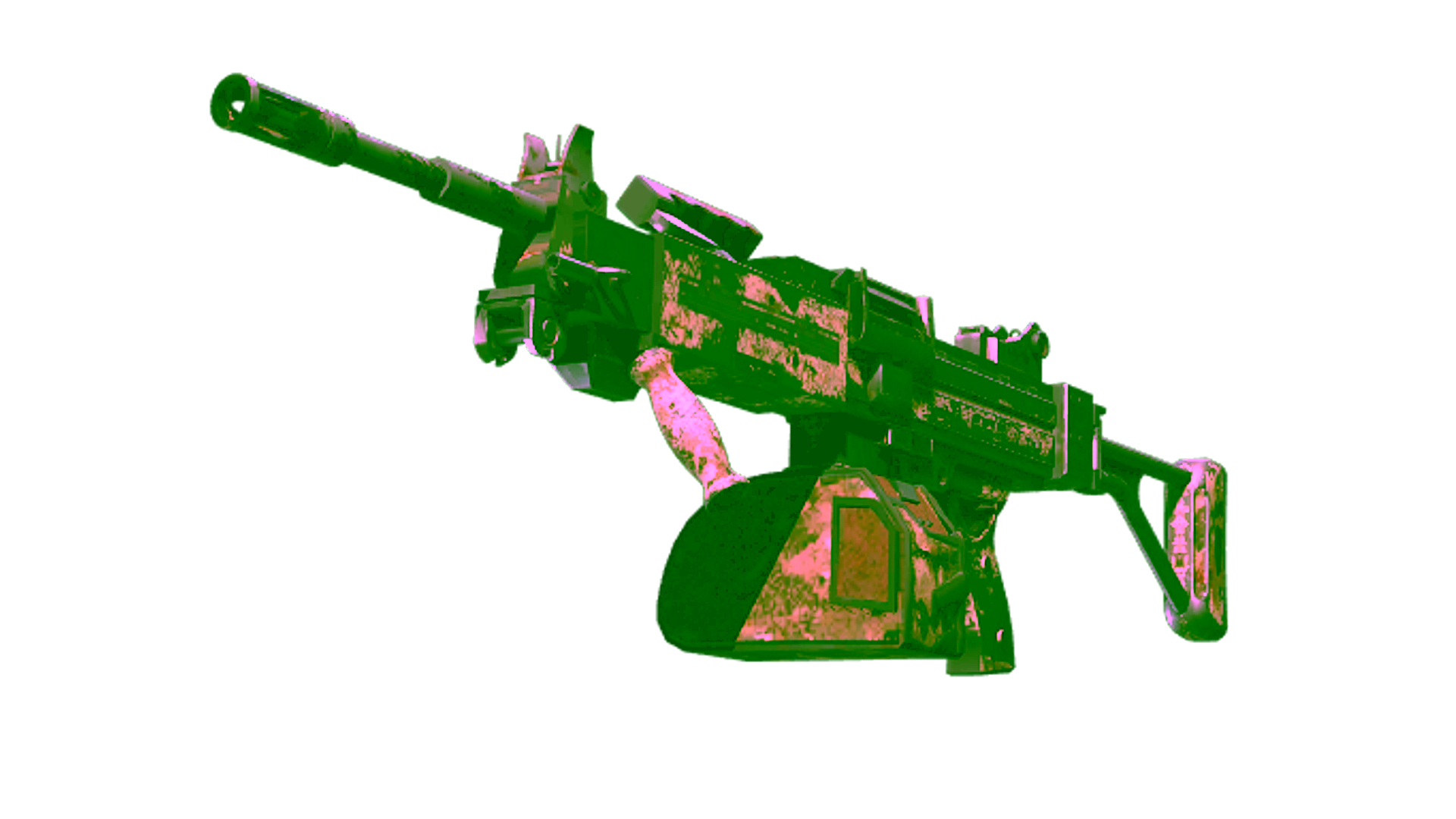 Display for Souvenir Negev | CaliCamo (Battle-Scarred)