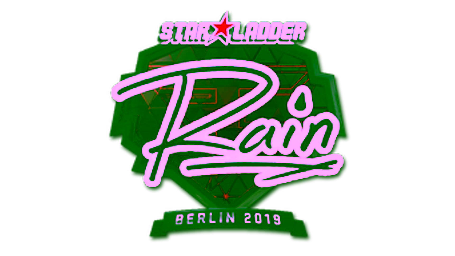 Display for Sticker | rain (Foil) | Berlin 2019