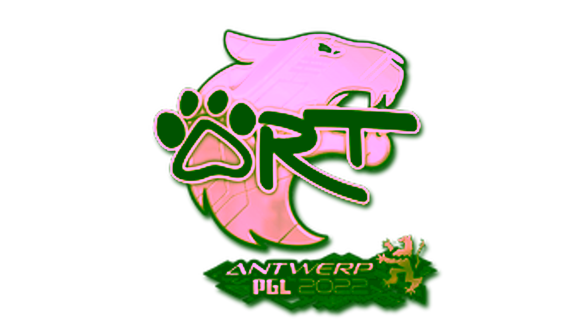 Display for Sticker | arT (Gold) | Antwerp 2022