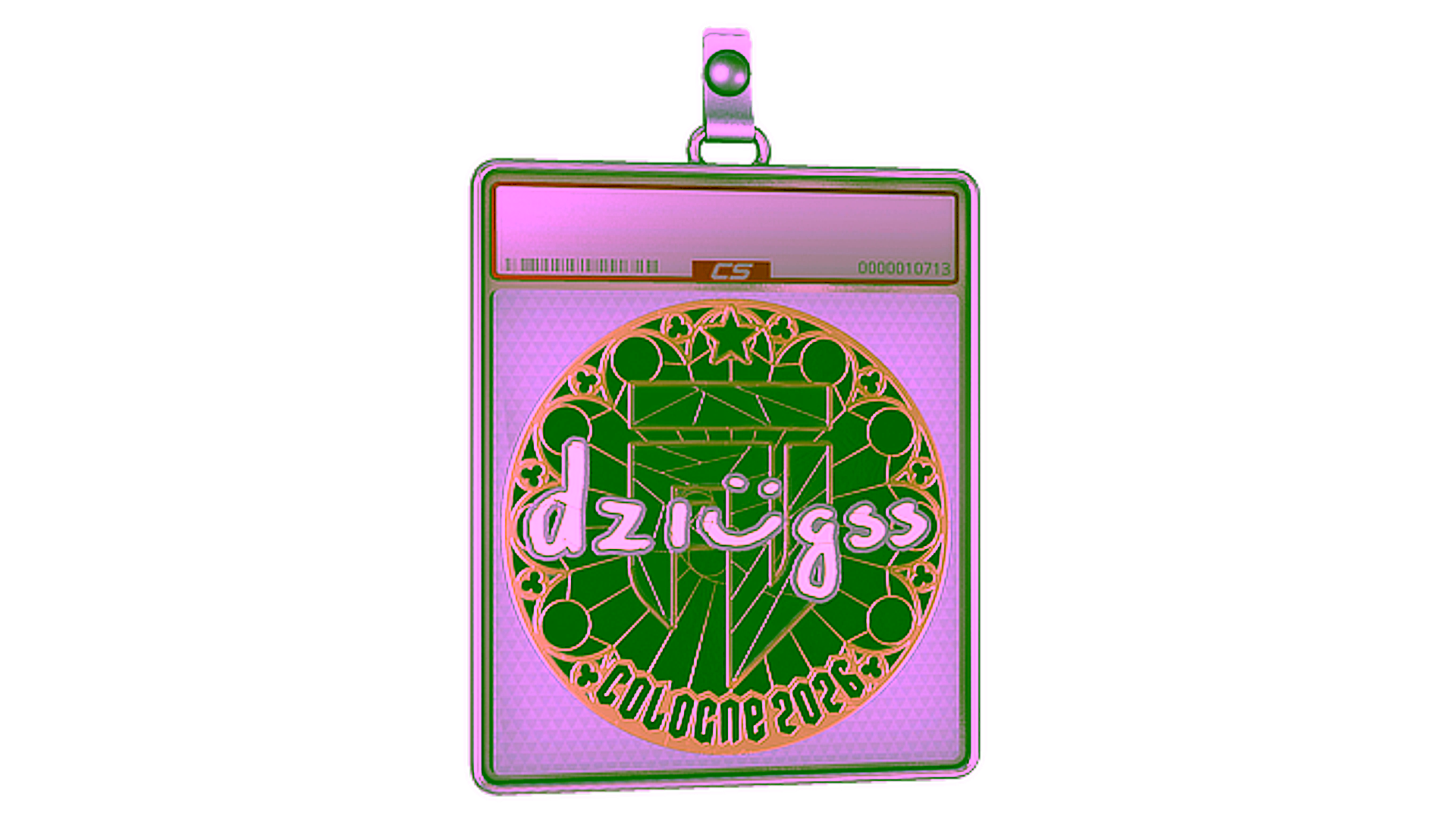 Exibição para Sticker Slab | dziugss (Gold) | Cologne 2026