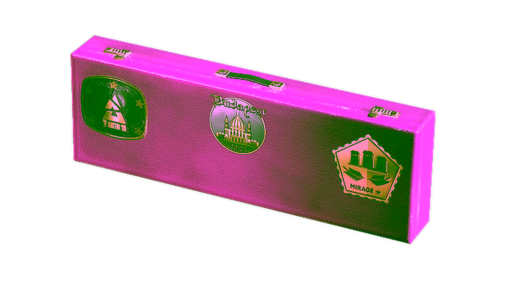 Display for Budapest 2025 Mirage Souvenir Package