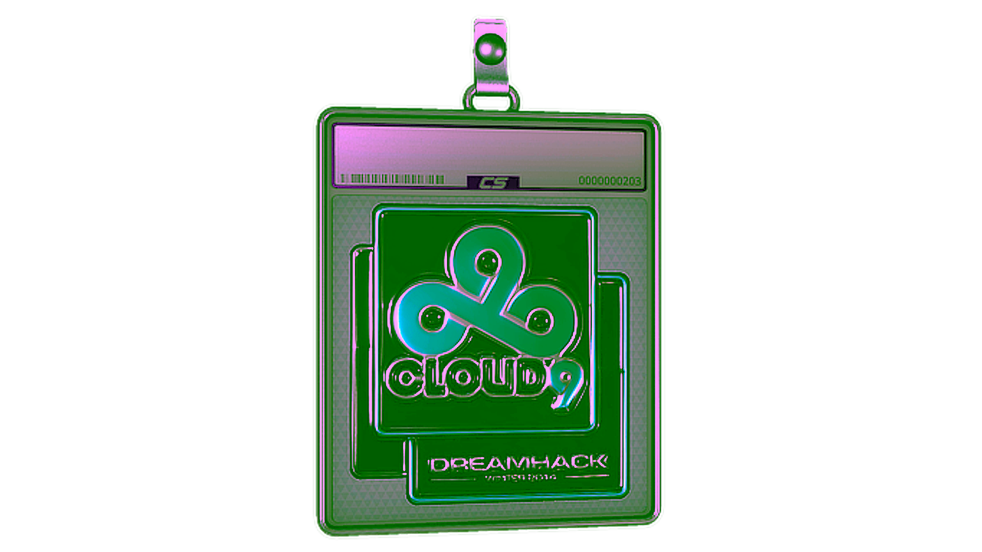 Дисплей для Sticker Slab | Cloud9 (Foil) | DreamHack 2014