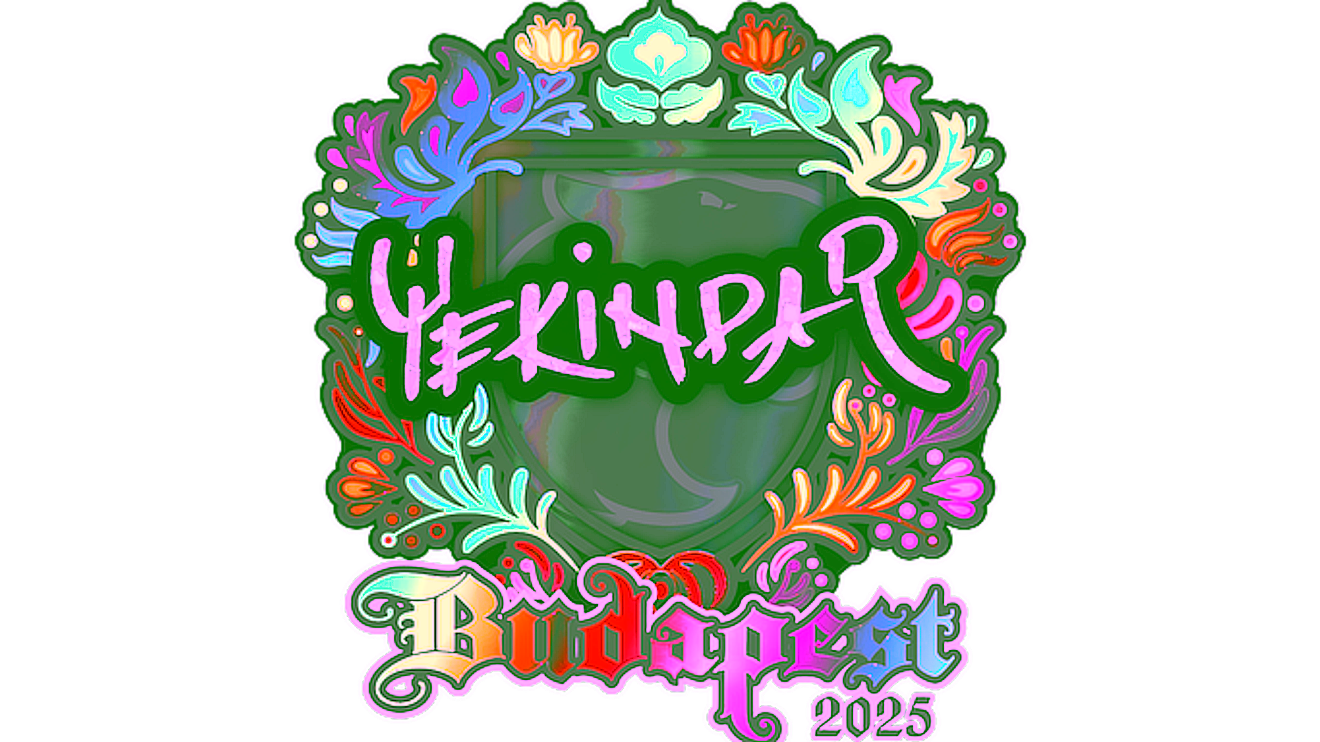 Display for Sticker | YEKINDAR (Holo) | Budapest 2025