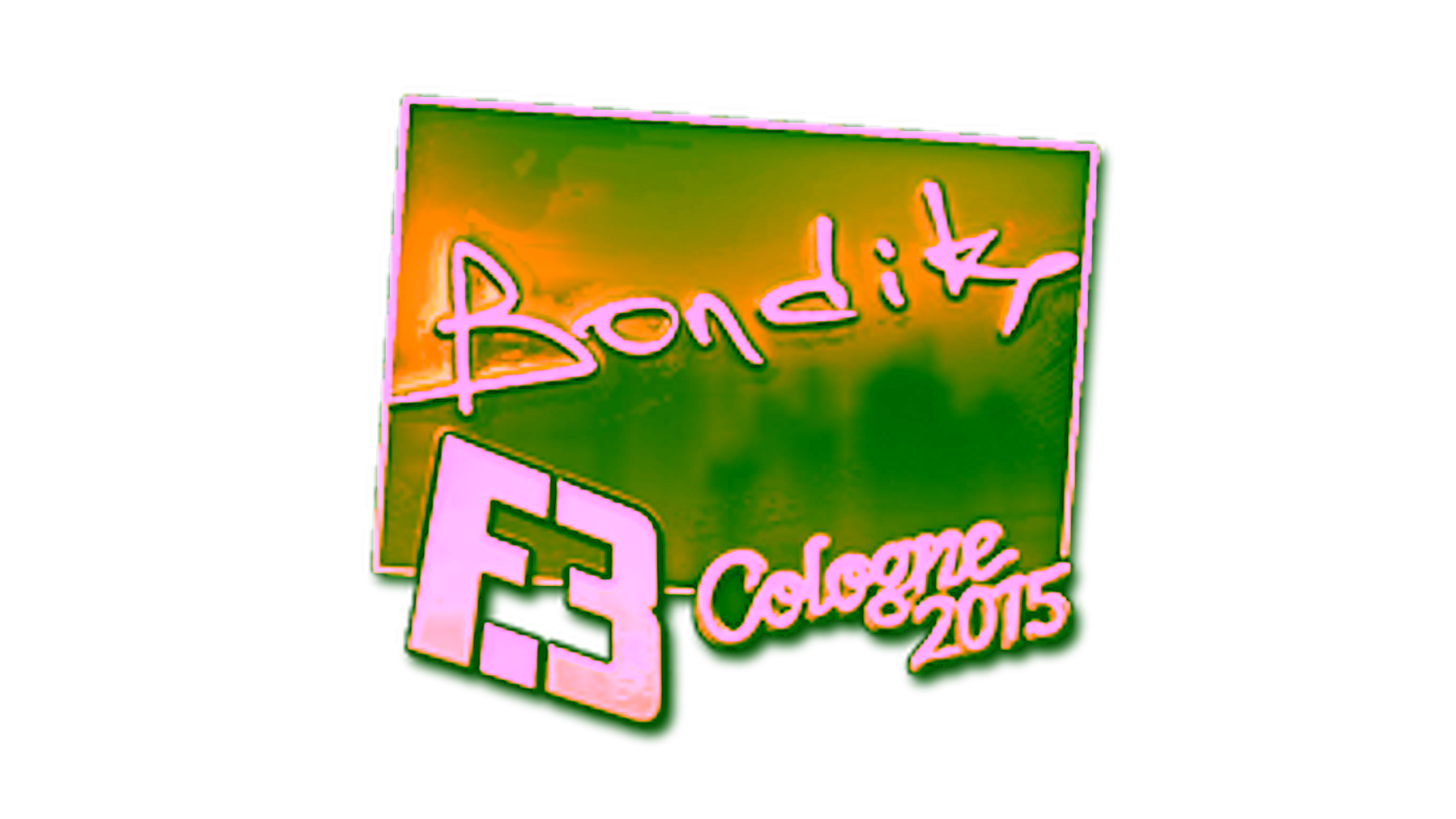 Visar för Sticker | bondik (Gold) | Cologne 2015