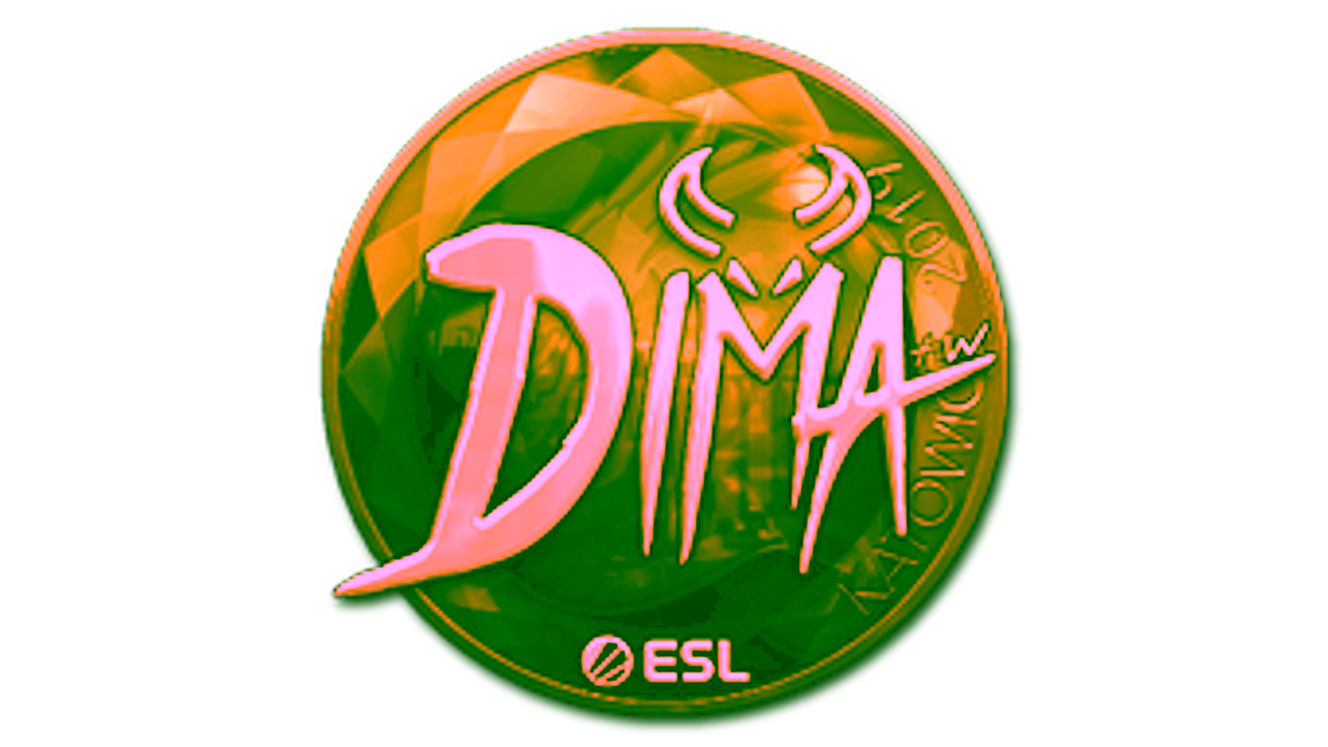 Display for Sticker | Dima (Gold) | Katowice 2019