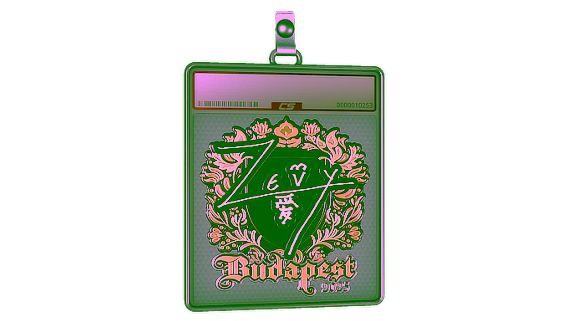 Display for Sticker Slab | zevy (Gold) | Budapest 2025