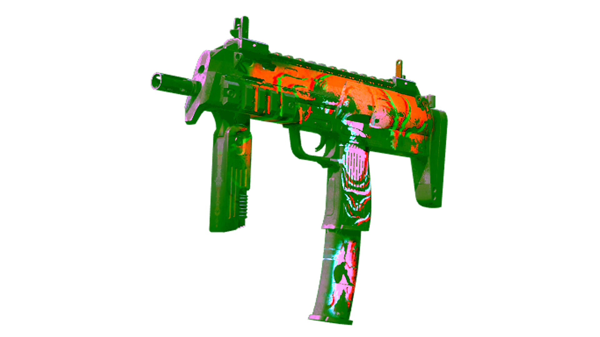 Affichage pour StatTrak™ MP7 | Abyssal Apparition (Battle-Scarred)