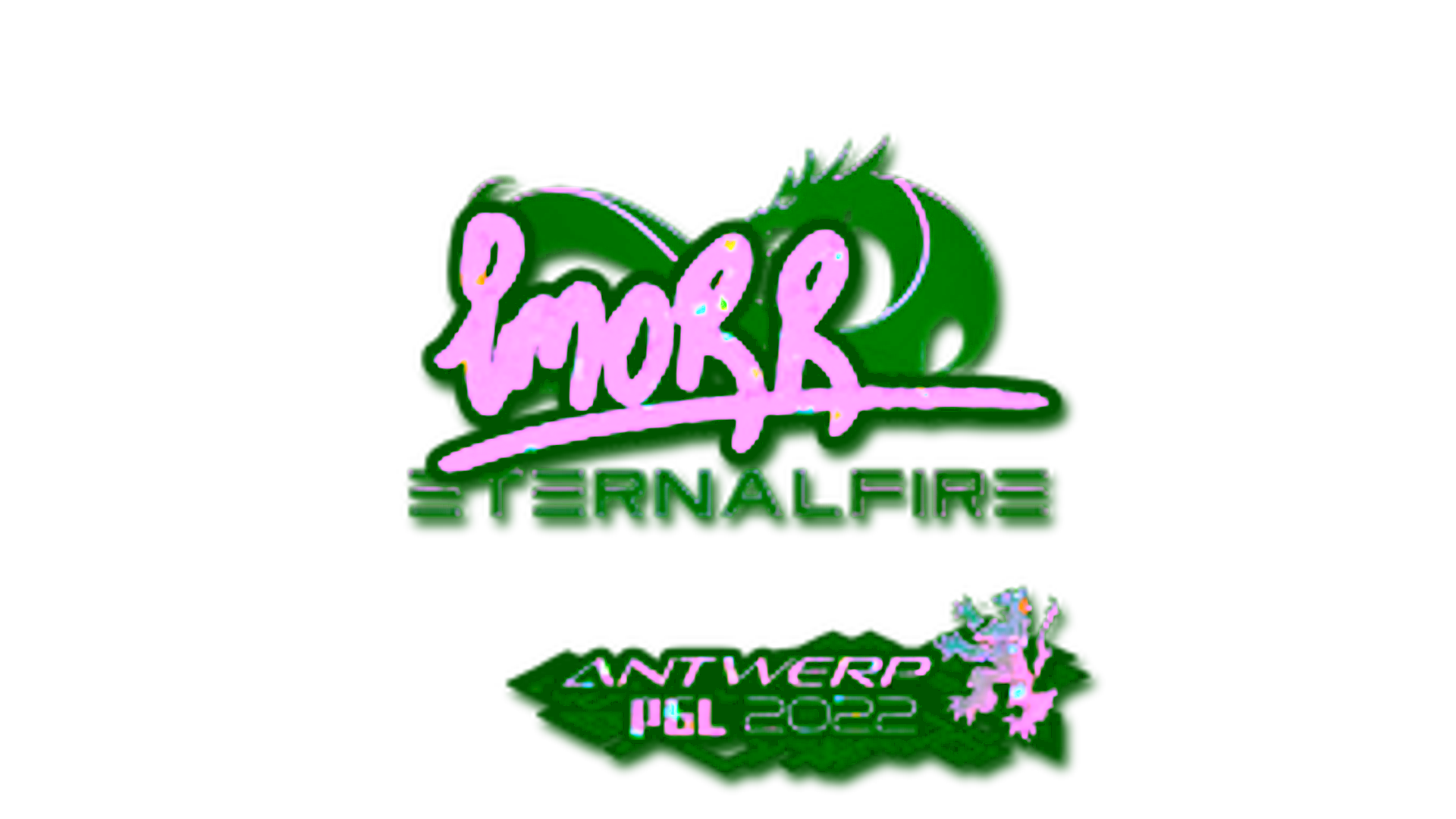 Affichage pour Sticker | imoRR (Glitter) | Antwerp 2022