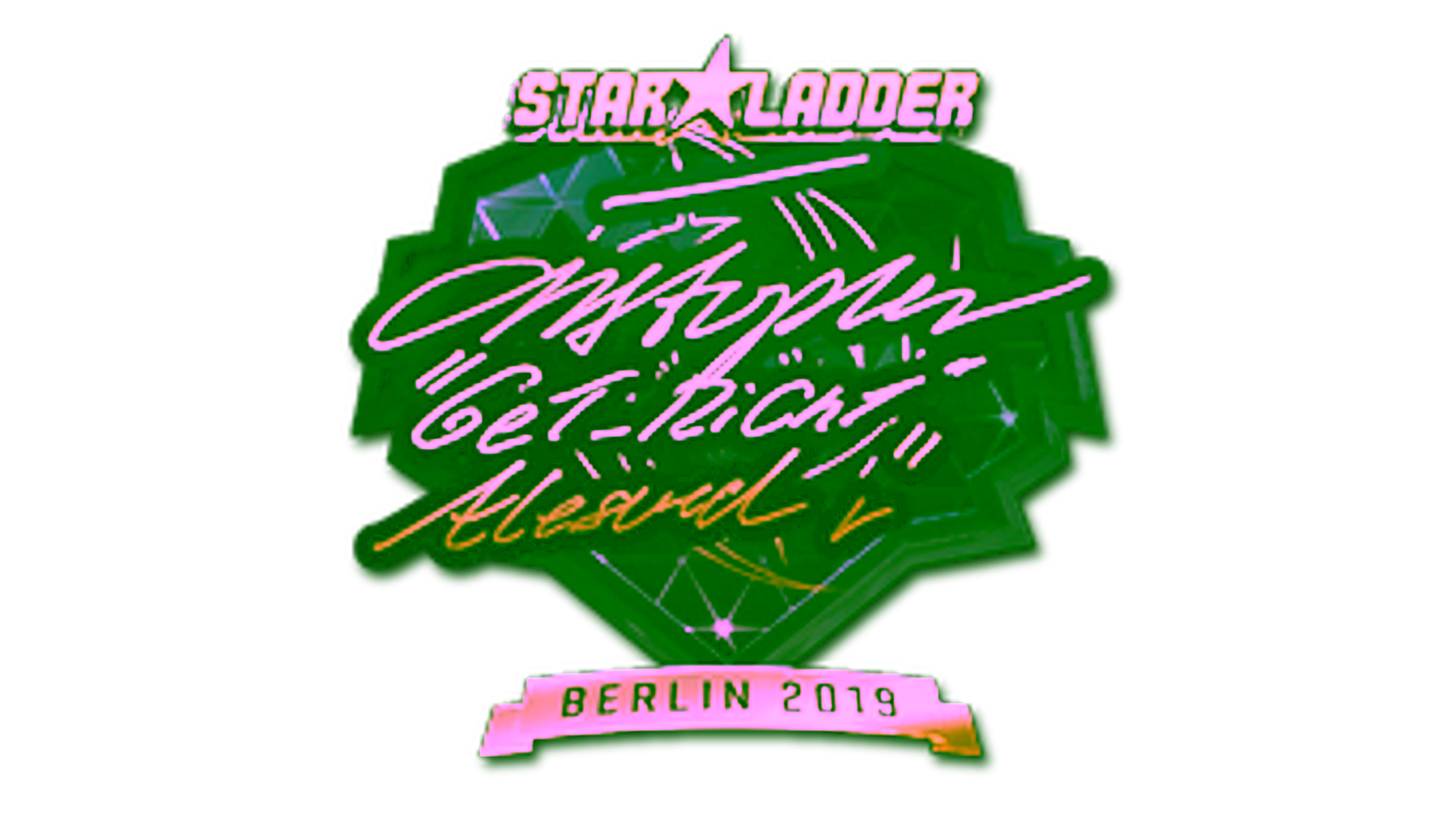 Дисплей для Sticker | GeT_RiGhT (Gold) | Berlin 2019