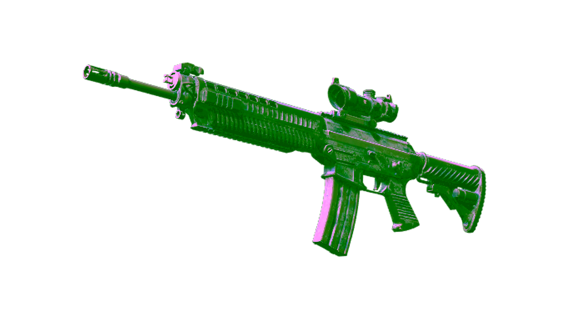 Rodyti StatTrak™ SG 553 | Wave Spray (Battle-Scarred)