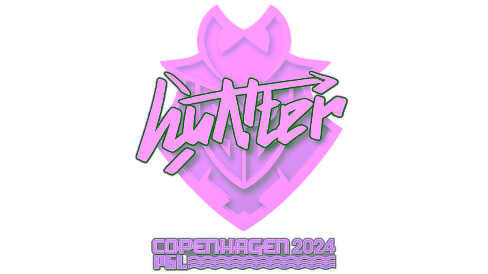 Display for Sticker | huNter- | Copenhagen 2024