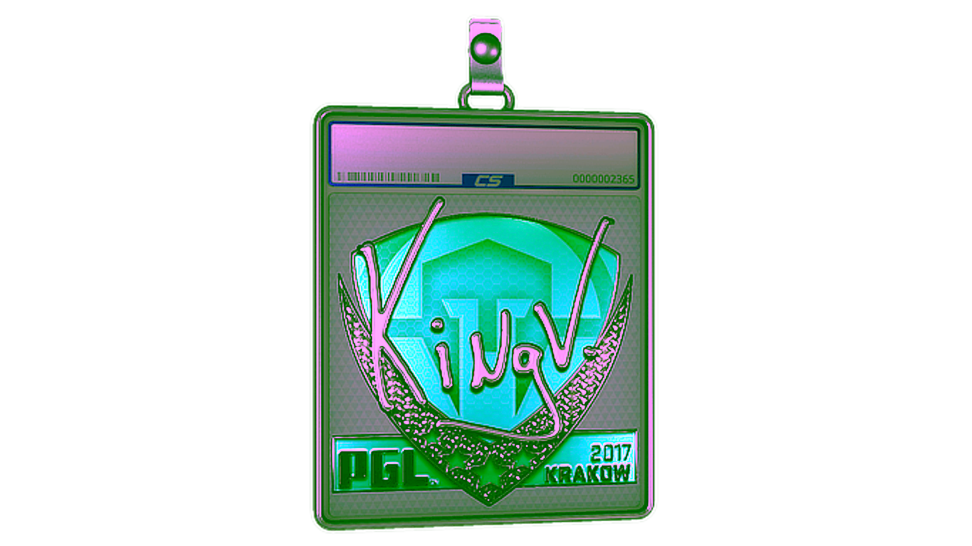 Display for Sticker Slab | kNgV- (Foil) | Krakow 2017