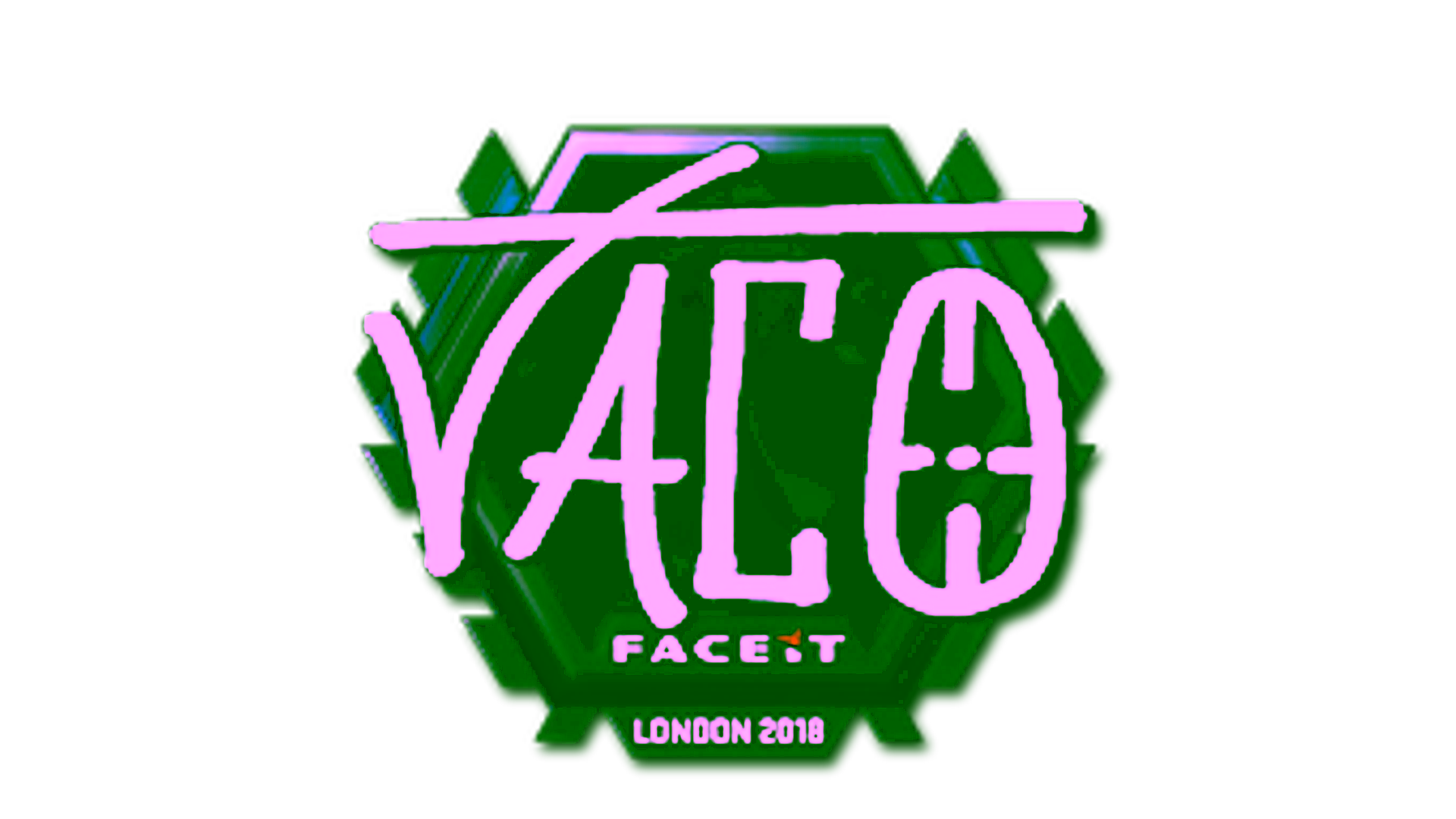 Anzeige für Sticker | TACO (Foil) | London 2018