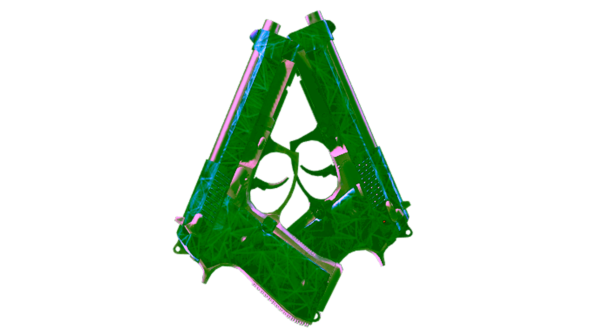 Display for Souvenir Dual Berettas | Cobalt Quartz (Factory New)