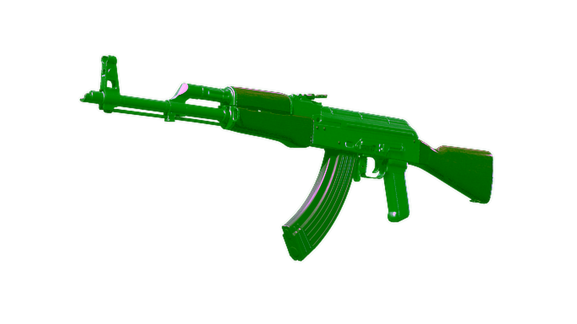Display for Souvenir AK-47 | Wintergreen (Factory New)