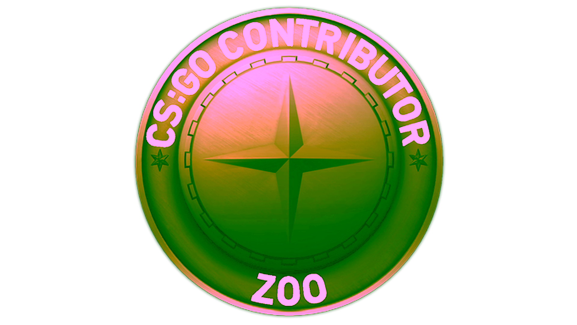 Display for Zoo Map Coin