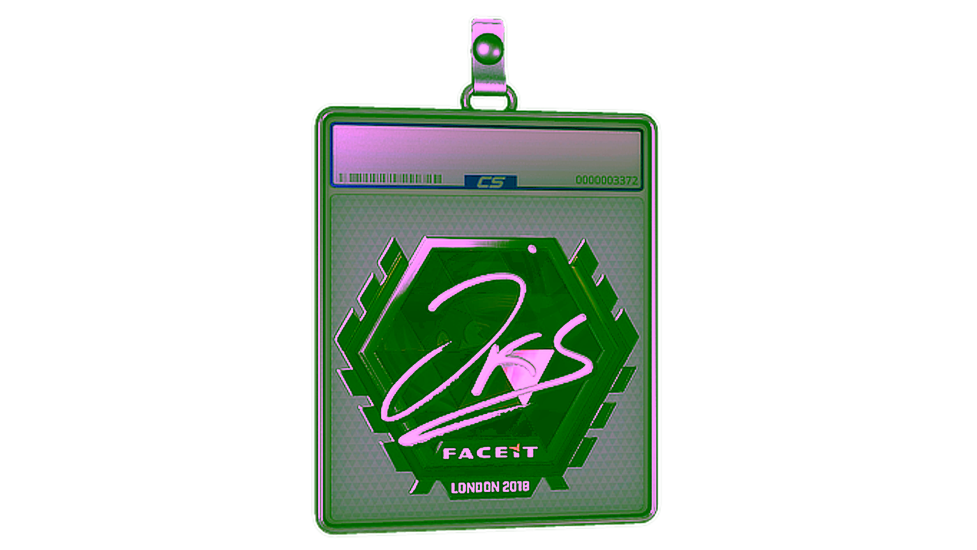 Affichage pour Sticker Slab | jks (Foil) | London 2018