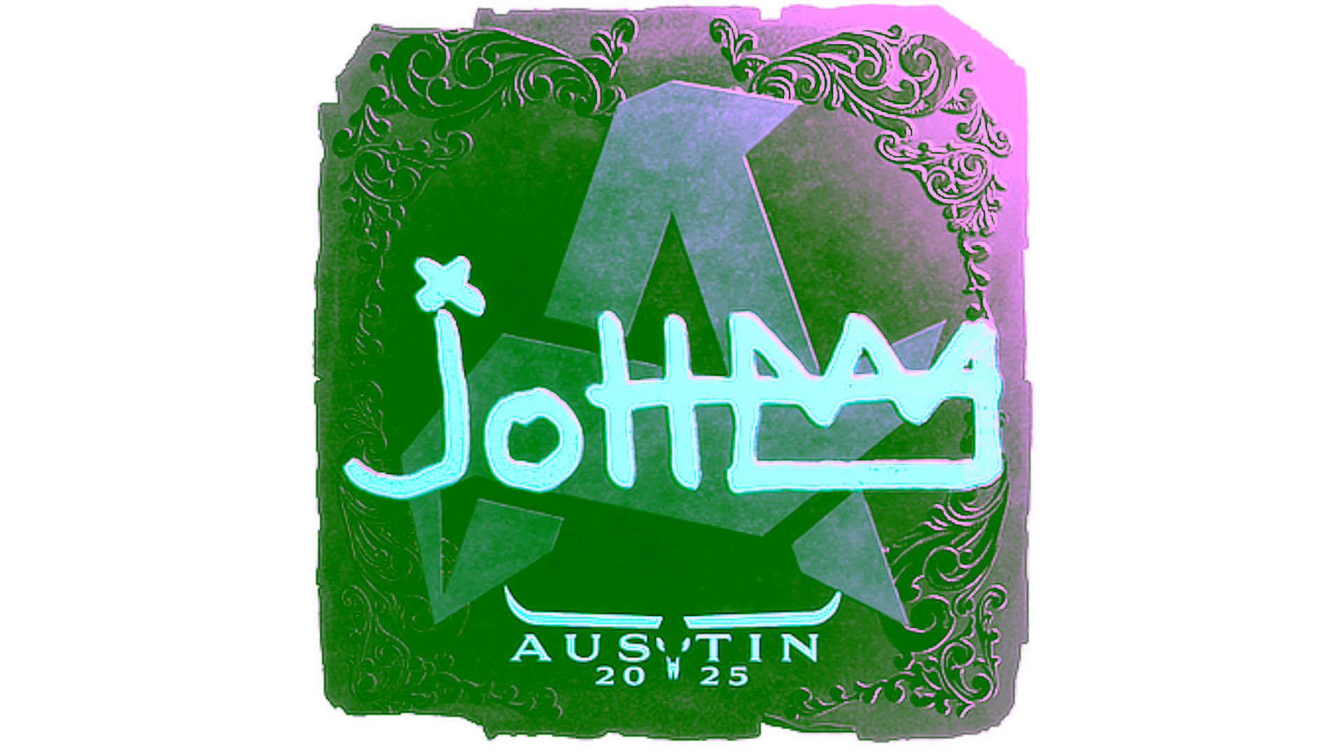 Display for Sticker | jottAAA (Foil) | Austin 2025